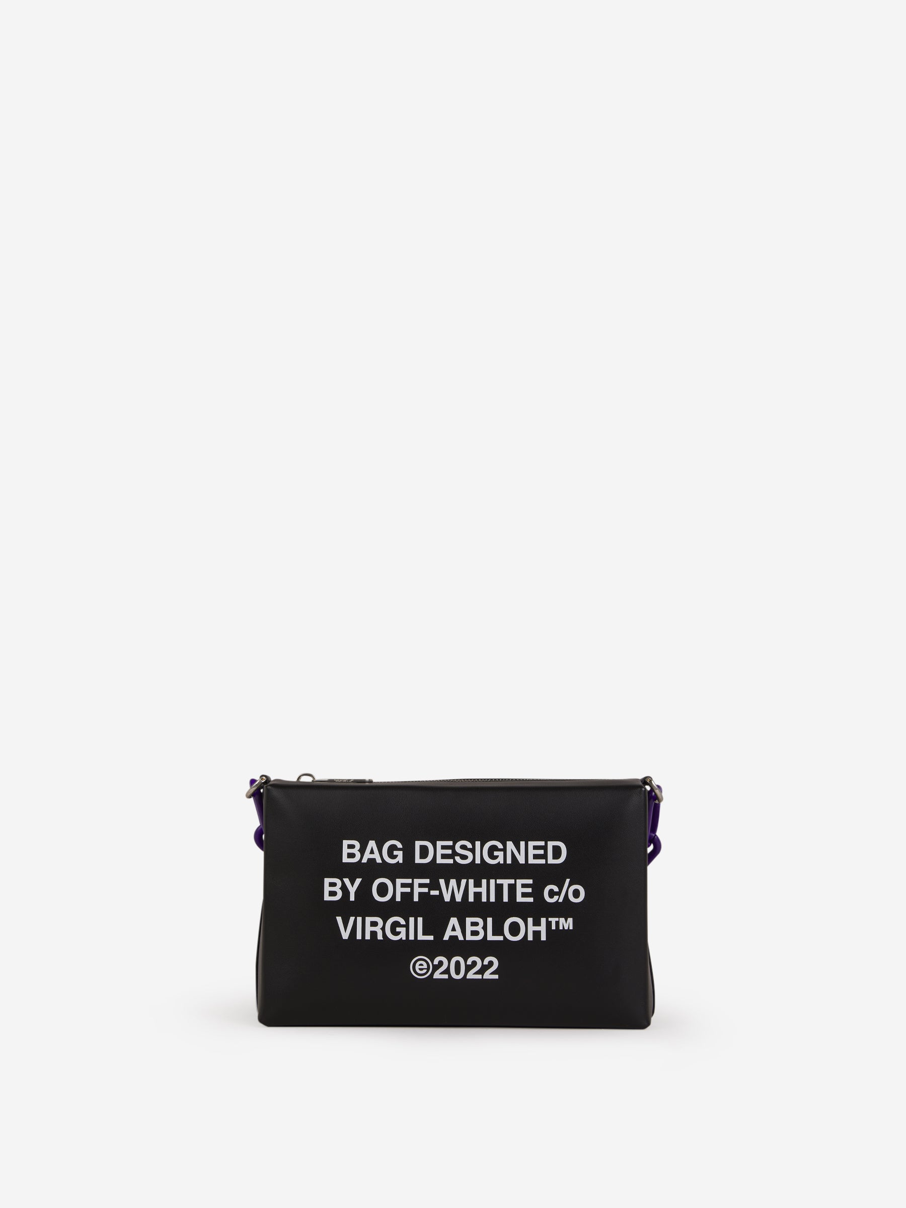 Block Logo Bag Off-white – Гарантія оригінальності – боковий вид