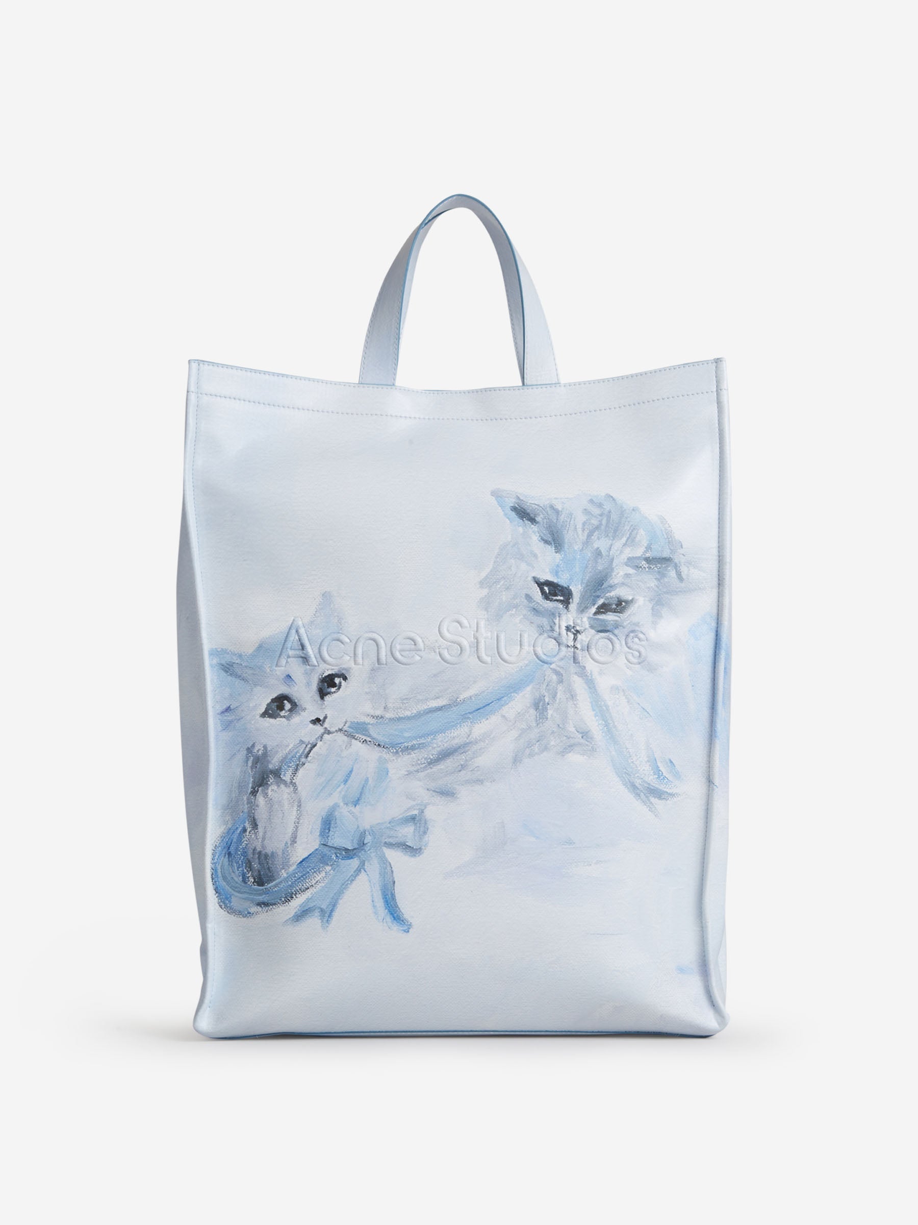 Bolso Shopper Estampado Acne studios – Гарантія оригінальності – боковий вид