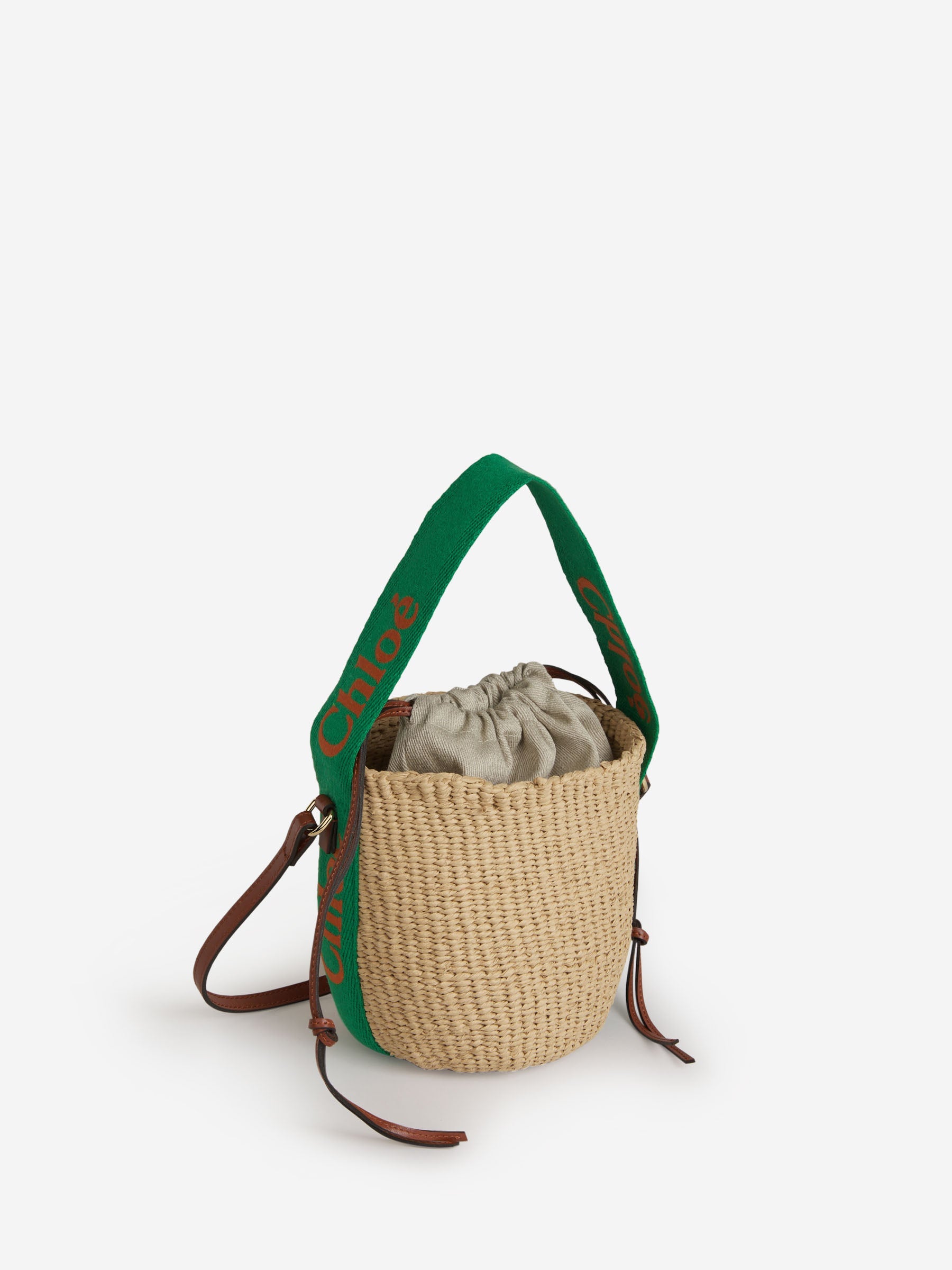 Bolso Cesta Woody Chloe оригінал – Купити в Україні – вид ззаду