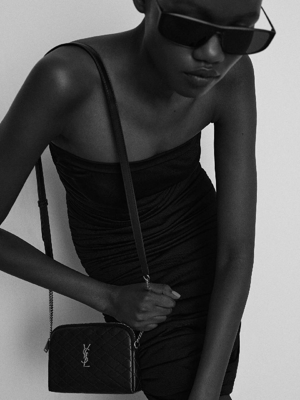 Gaby Shoulder Bag Saint laurent оригінал – Купити в Україні – вид ззаду