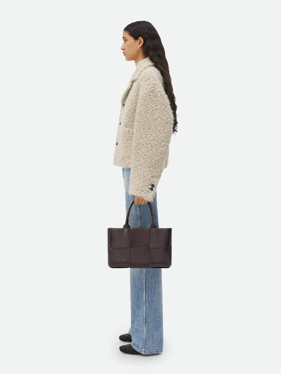Оригінальна S Arco Tote Bag Bottega veneta – боковий вид