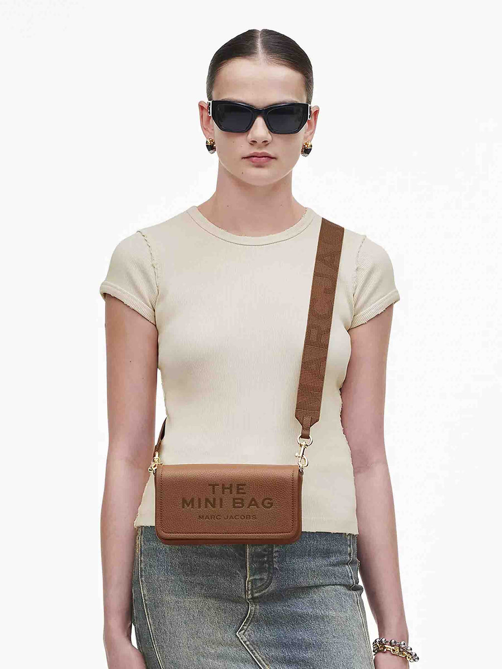 Leather Shoulder Bag Marc jacobs оригінал – Купити в Україні – вид ззаду