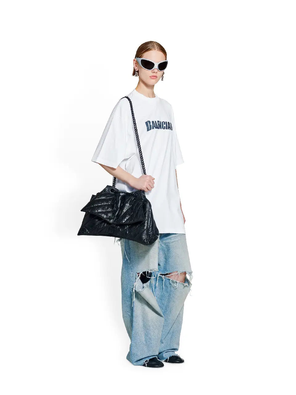 Crush Shoulder Bag Balenciaga – Гарантія оригінальності – вид ззаду