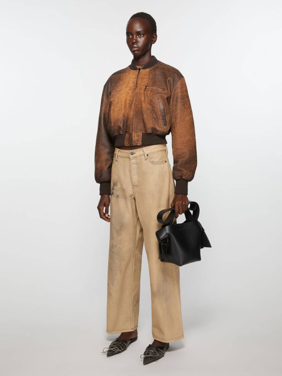 Оригінальна Musubi Mini Shoulder Bag Acne studios – вид ззаду