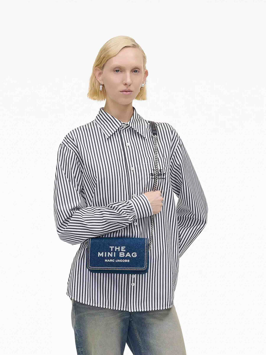 Оригінальна Mini Denim Crossbody Bag Marc jacobs – вид ззаду