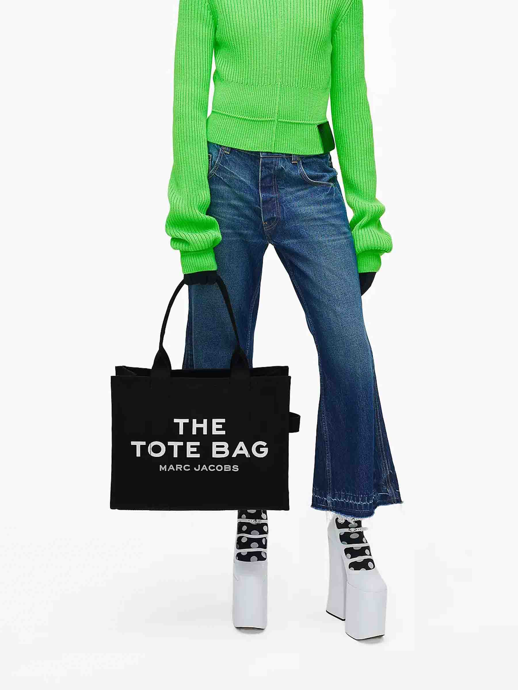 The Tote Bag Canvas Shoulder Bag Maxi Marc jacobs – Гарантія оригінальності – вид ззаду