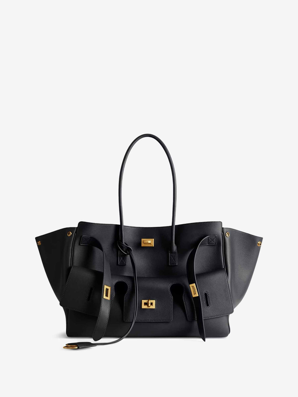 Carry All Bel Air Shoulder Bag Balenciaga оригінал – Купити в Україні – боковий вид