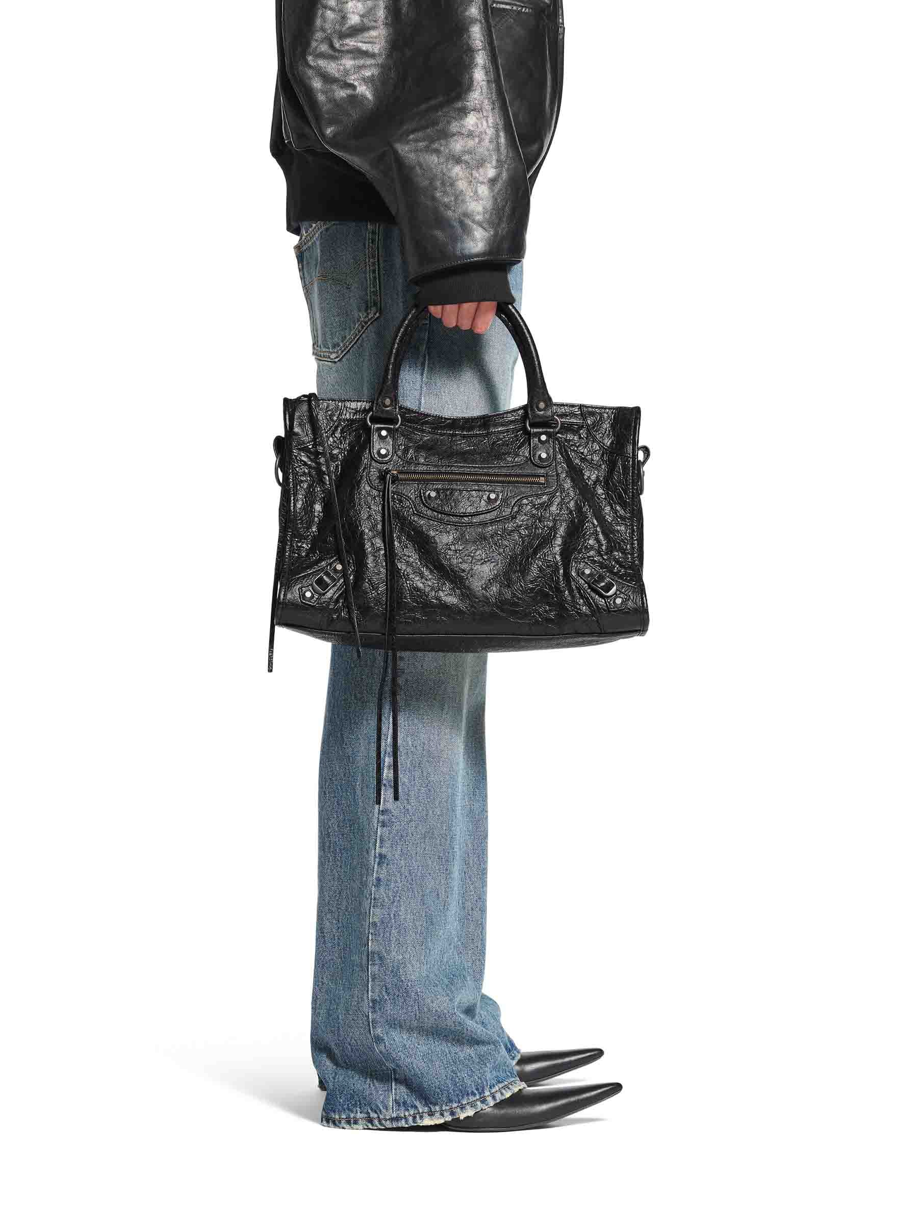 Le City Medium Bag Balenciaga оригінал – Купити в Україні – вид ззаду