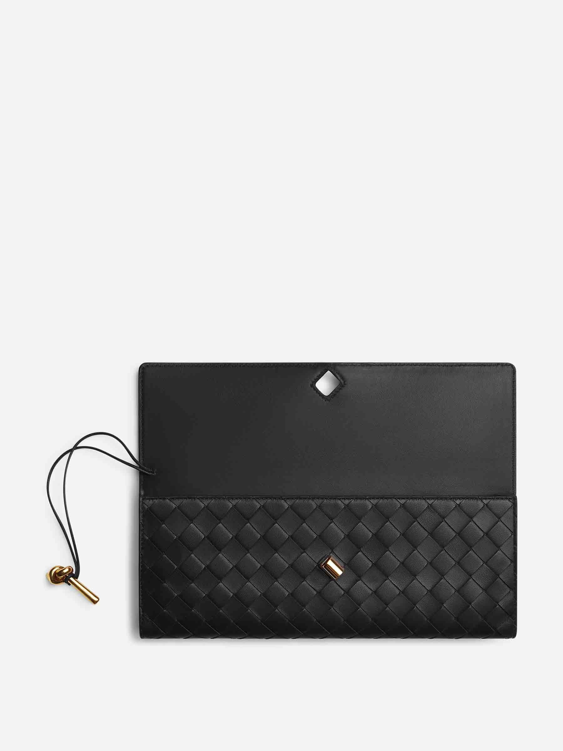 Andiamo Clutch Handbag Bottega veneta – Гарантія оригінальності – детальний вид
