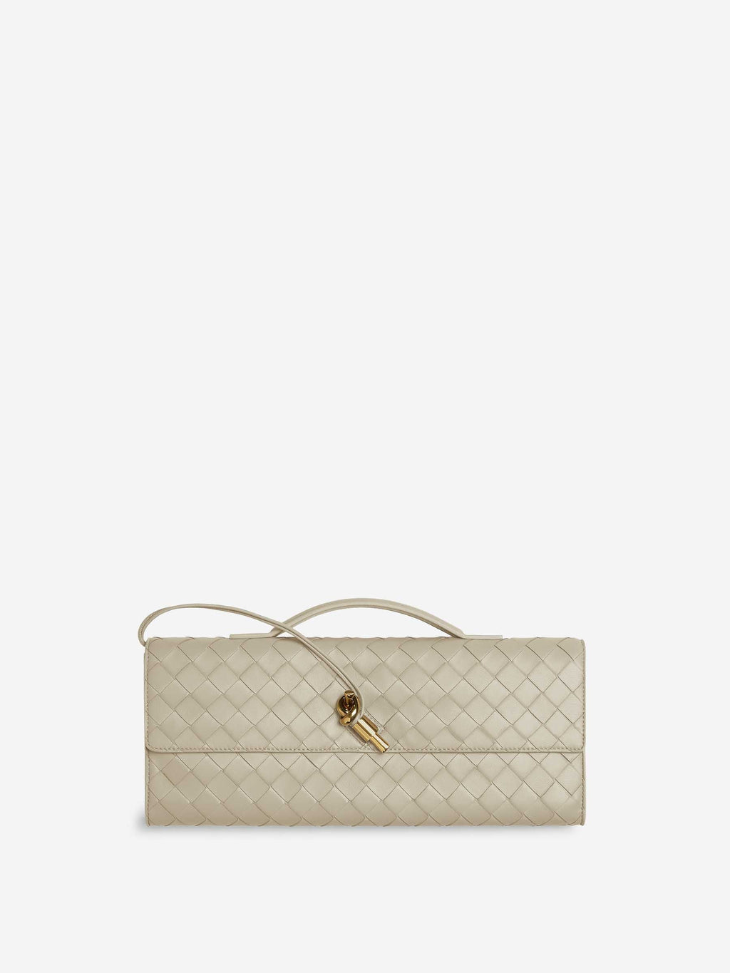 Andiamo Clutch Handbag Bottega veneta – Гарантія оригінальності – боковий вид