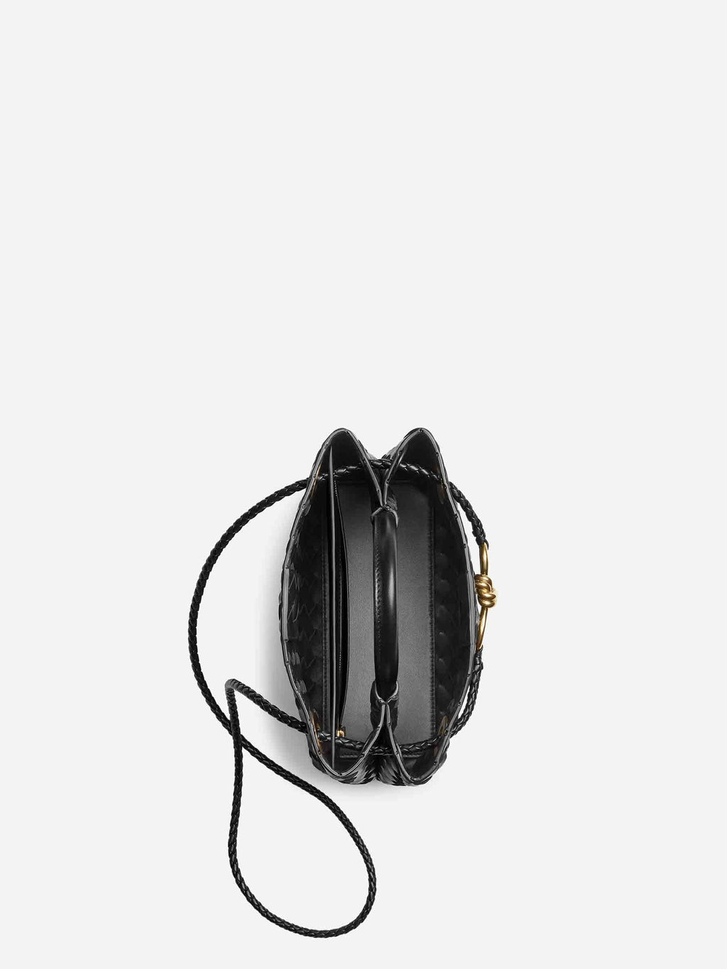 Оригінальна Andiamo Small Shoulder Bag Bottega veneta – вид ззаду