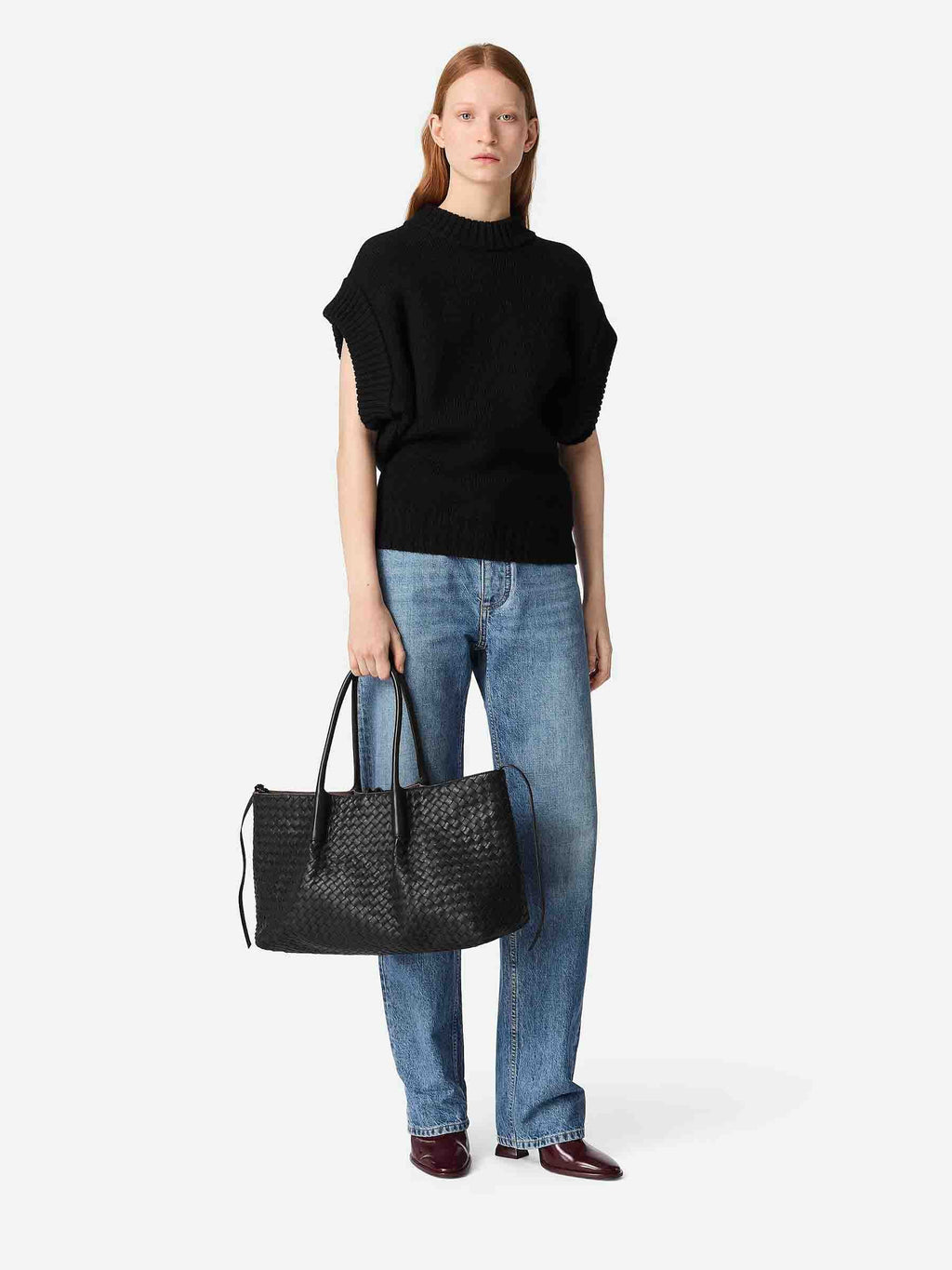 Pinacoteca Tote Bag Bottega veneta оригінал – Купити в Україні – вид ззаду