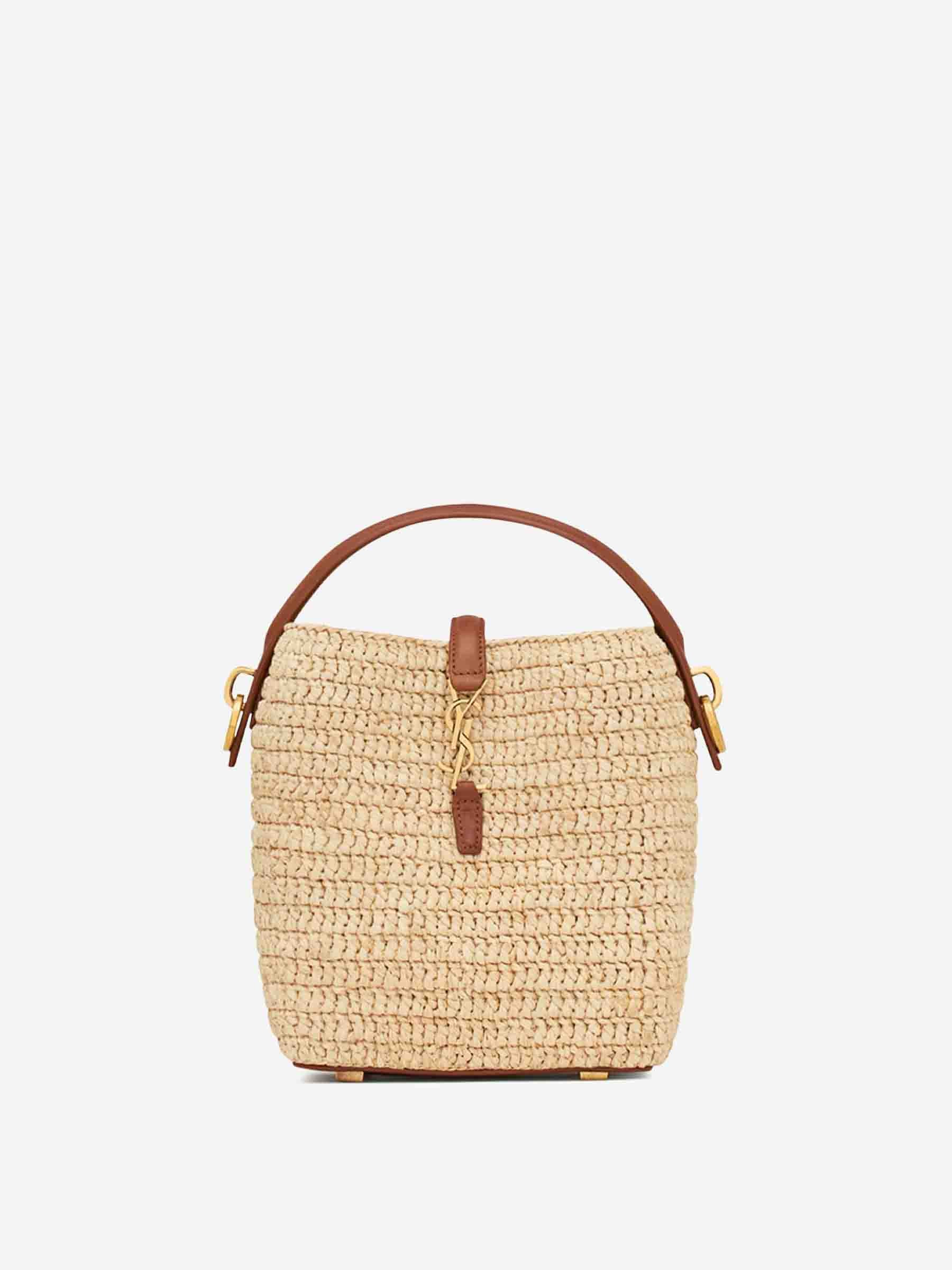 Le 37 Raffia Mini Bag Saint laurent – Гарантія оригінальності – боковий вид