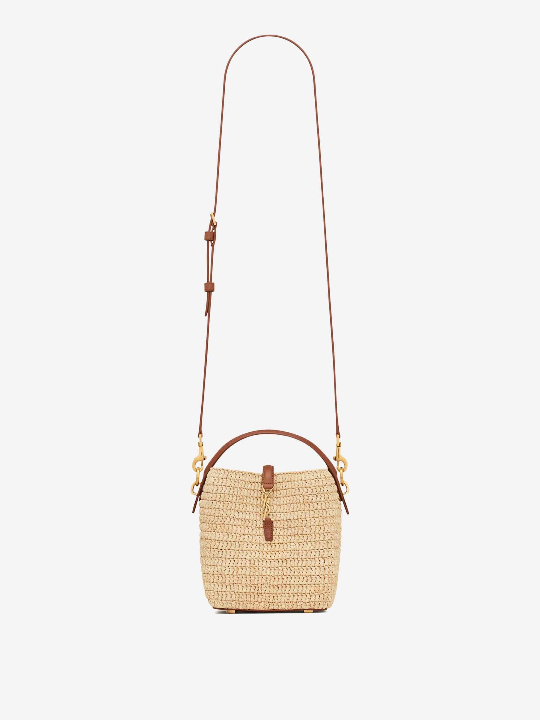 Le 37 Raffia Mini Bag Saint laurent – Гарантія оригінальності – вид ззаду