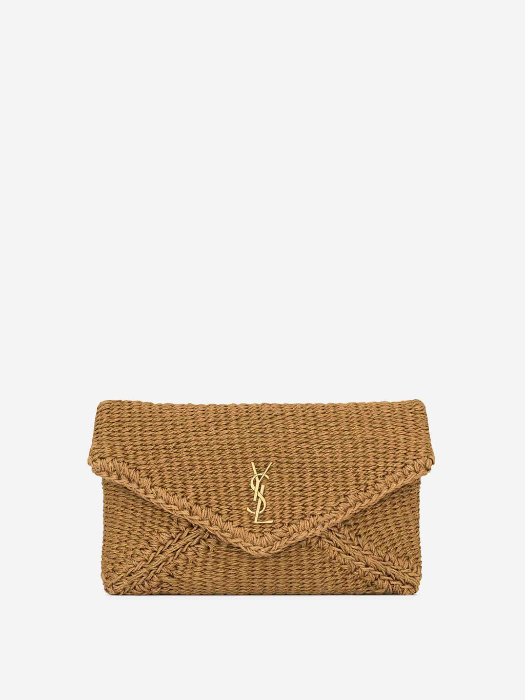 Оригінальна Raffia Pochette Clutch Saint laurent – боковий вид