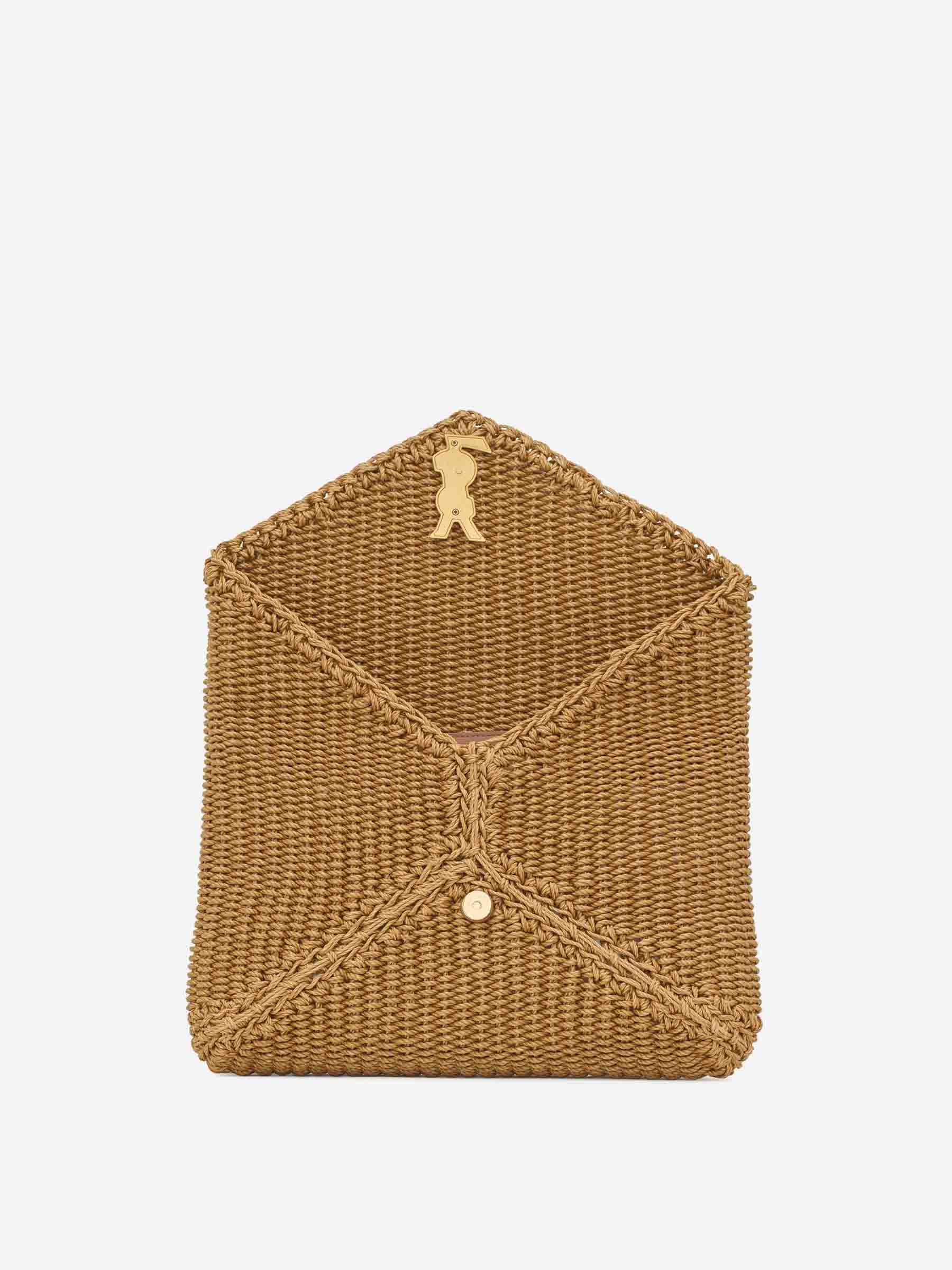 Оригінальна Raffia Pochette Clutch Saint laurent – збільшений вид