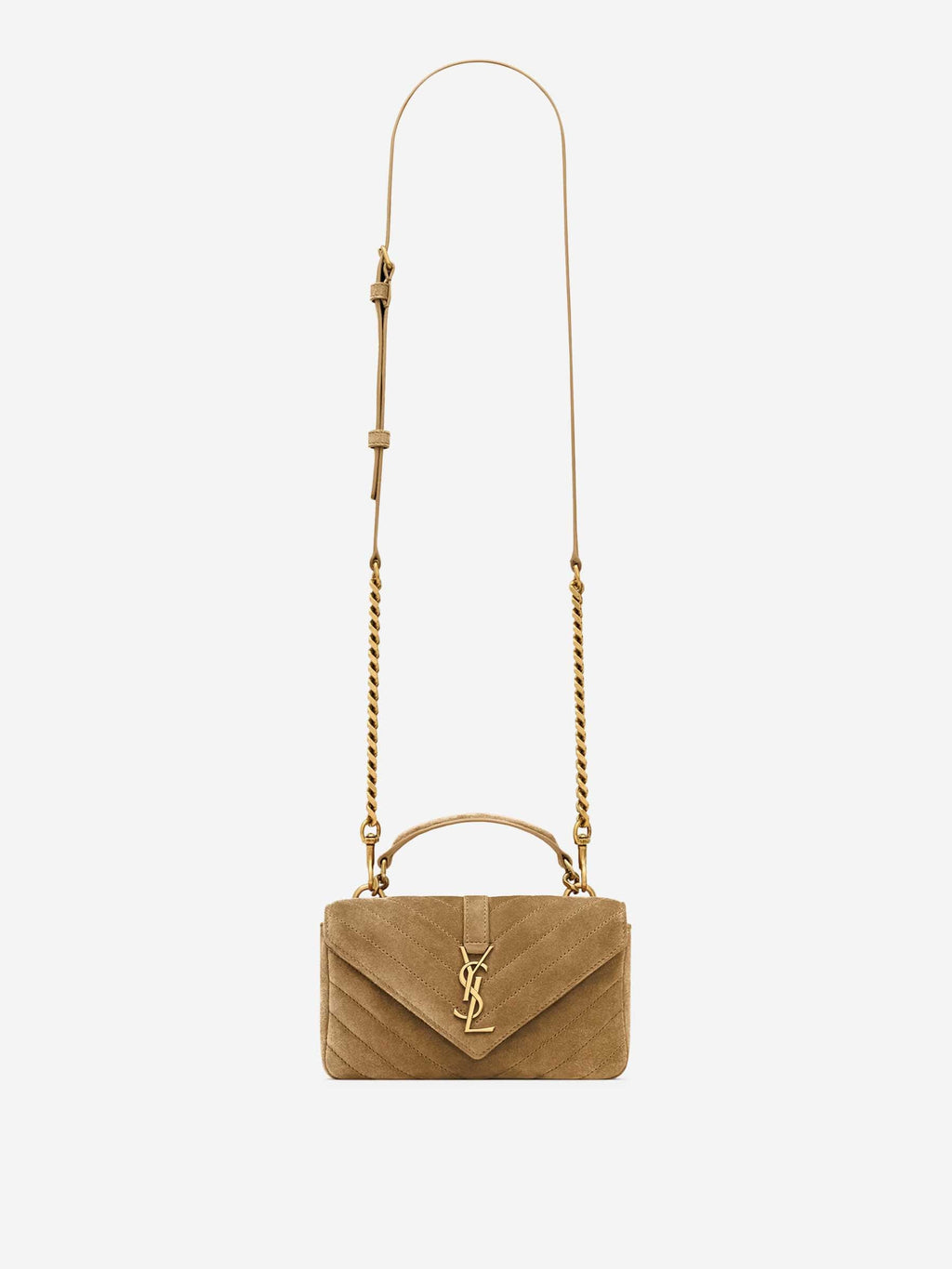 College Suede Bag Saint laurent оригінал – Купити в Україні – боковий вид
