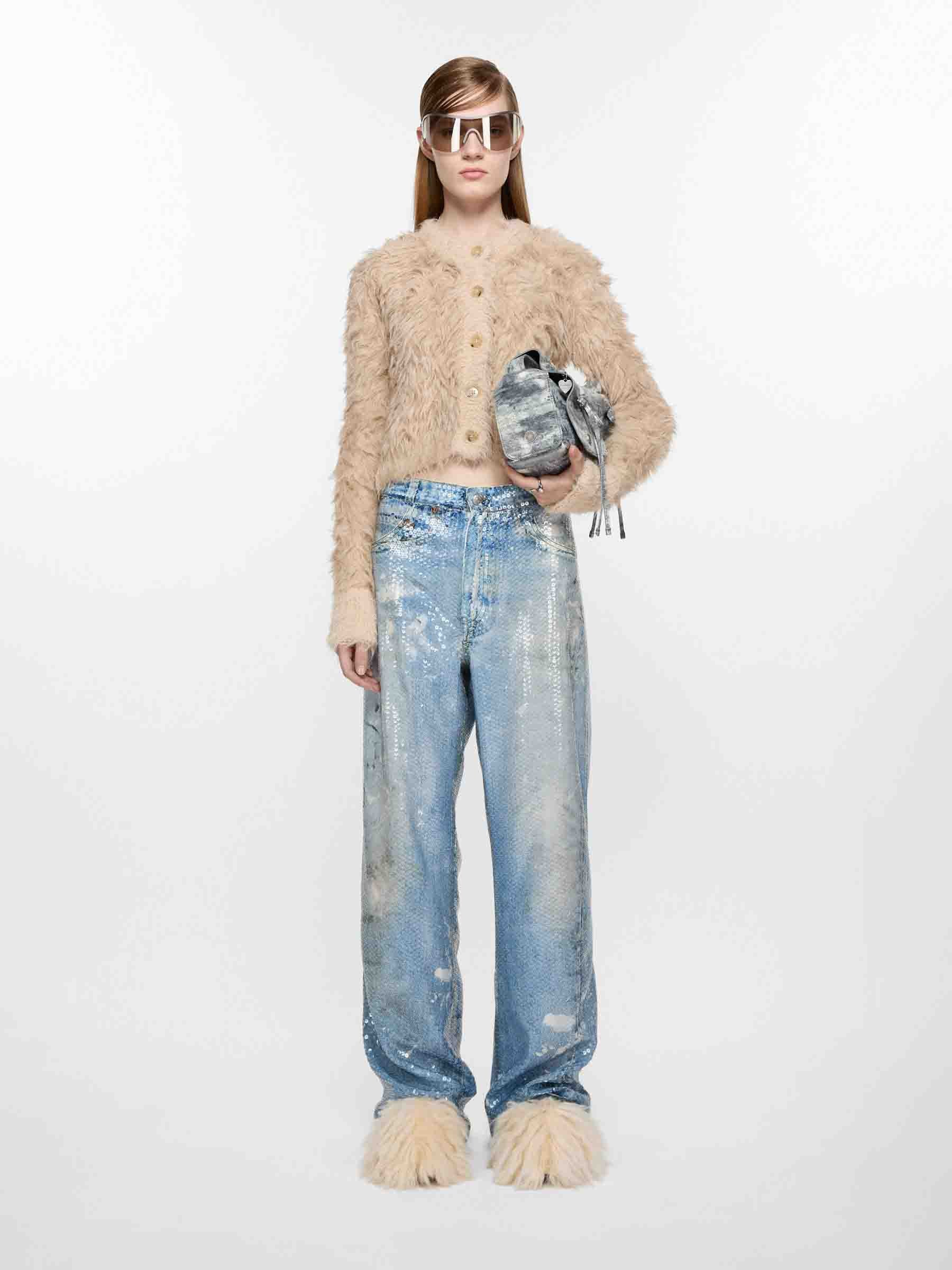 Dirty Snow Shoulder Bag Acne studios – Гарантія оригінальності – вид ззаду