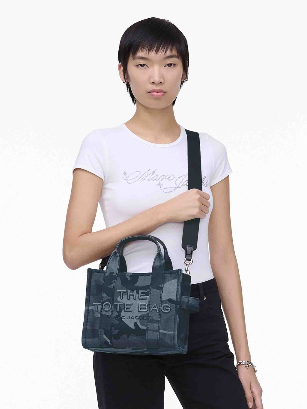 Camo Jacquard Tote Bag S Marc jacobs – Гарантія оригінальності – вид ззаду