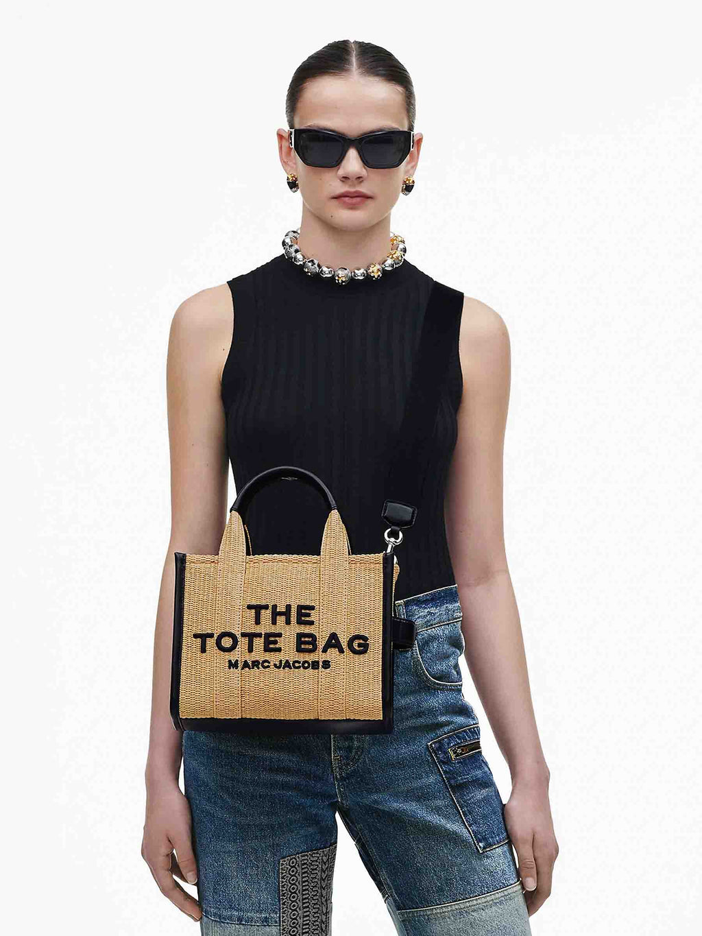 The Woven Small Tote Bag Marc jacobs оригінал – Купити в Україні – вид ззаду
