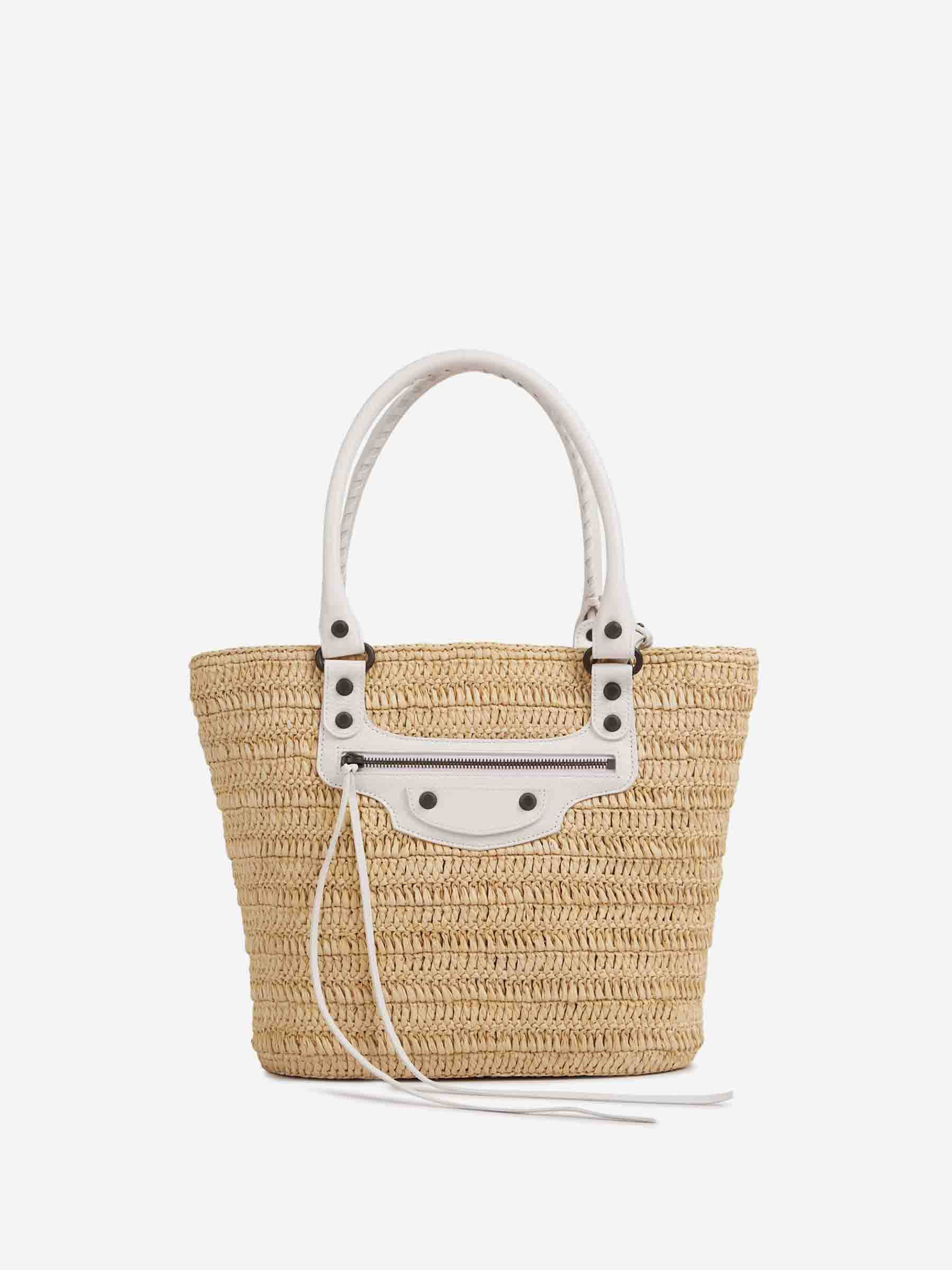 Оригінальна Raffia Crossbody Bag Balenciaga – боковий вид