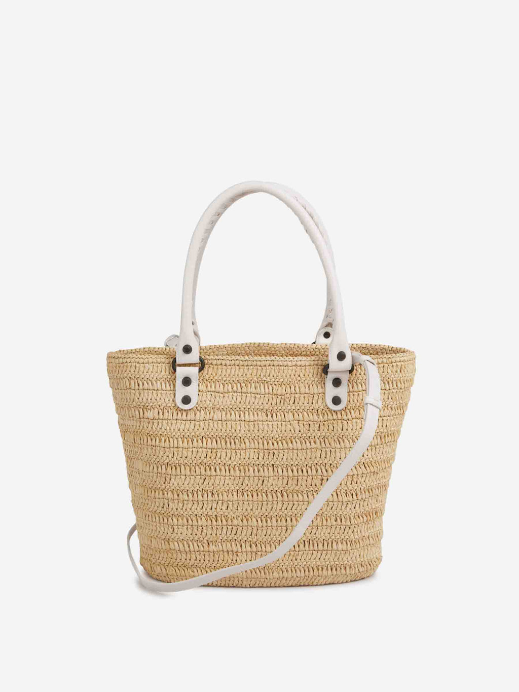 Оригінальна Raffia Crossbody Bag Balenciaga – вид ззаду