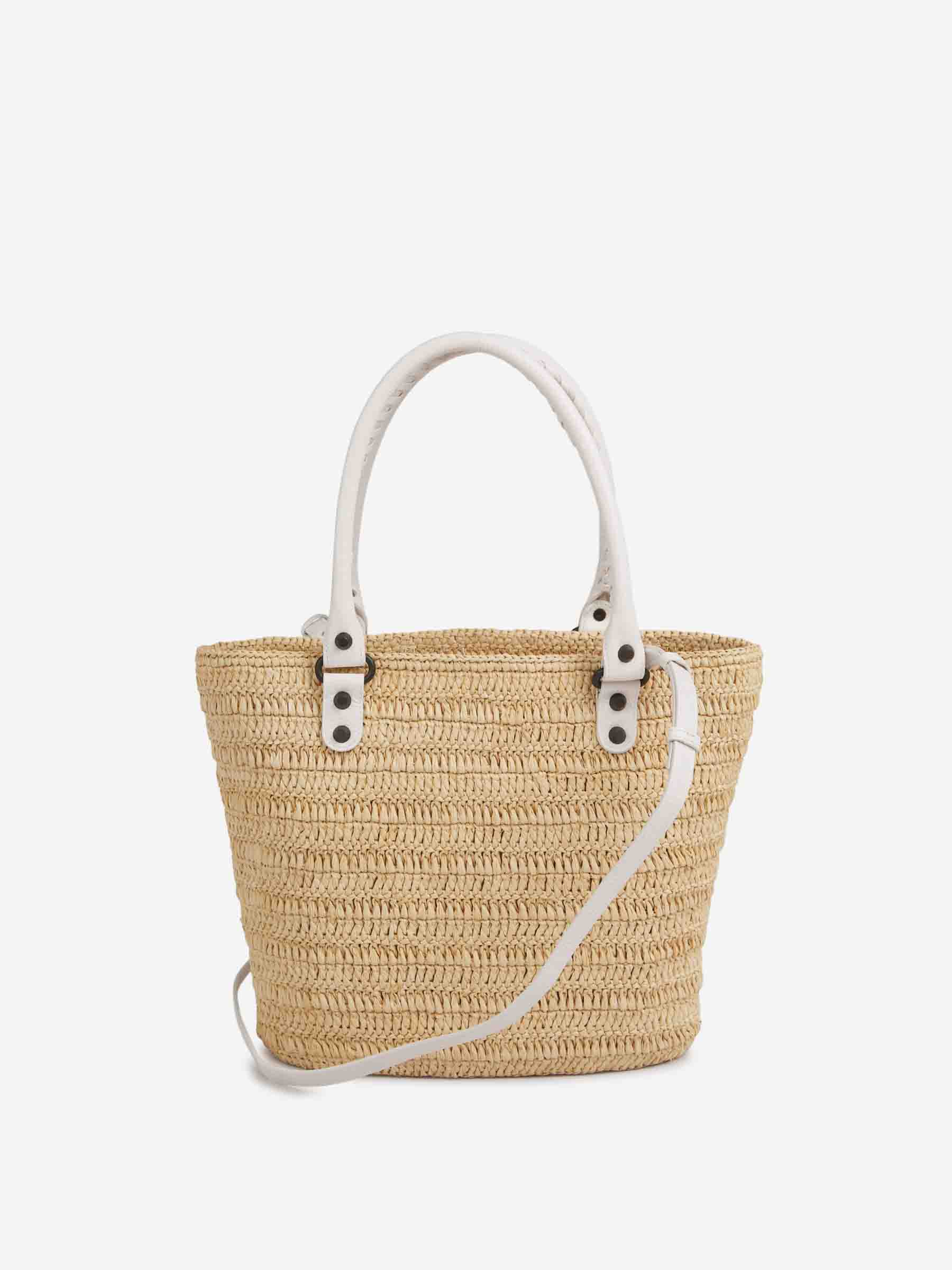 Оригінальна Raffia Crossbody Bag Balenciaga – вид ззаду