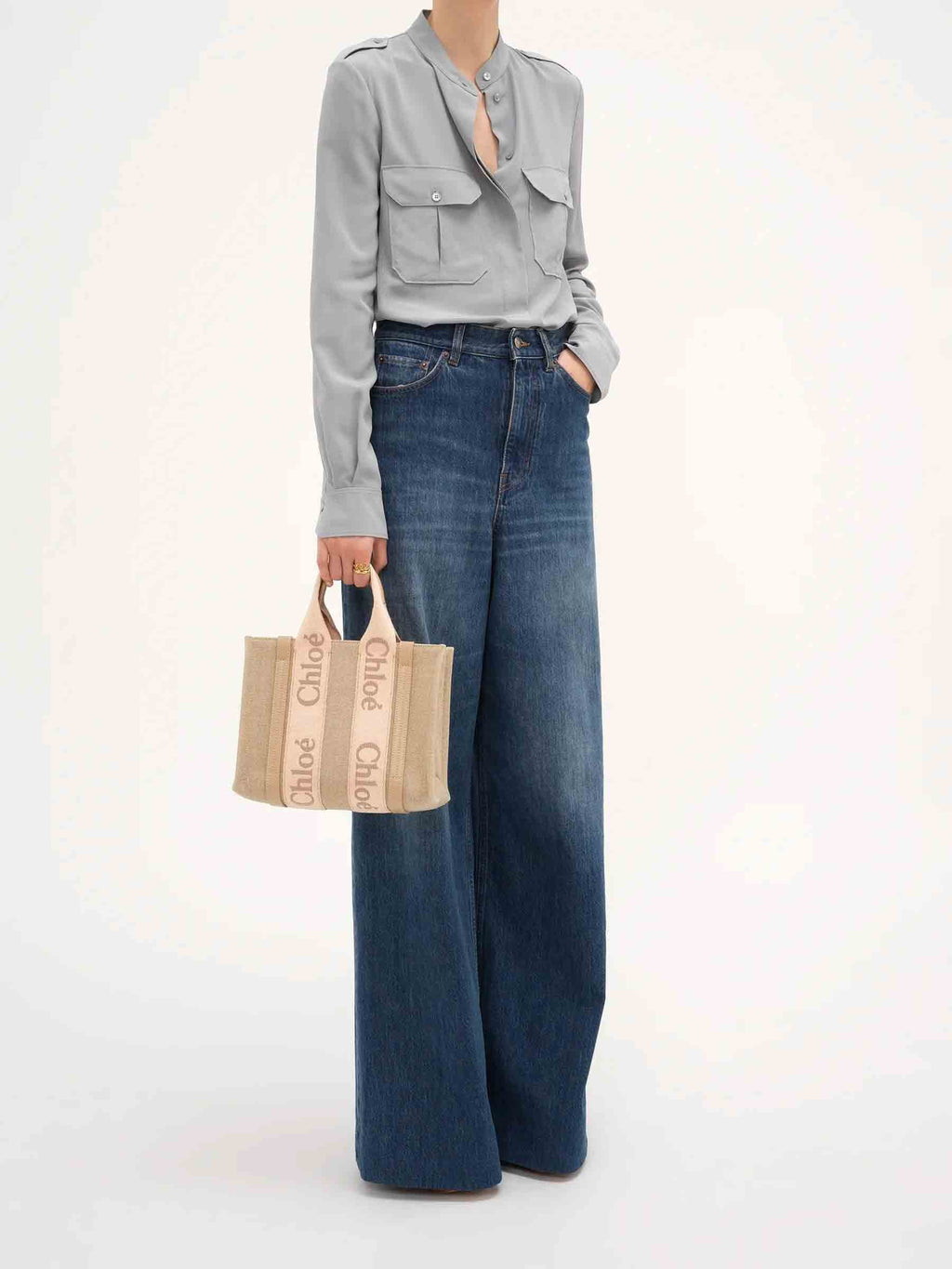 Woody Mini Tote Bag Chloe – Гарантія оригінальності – вид ззаду