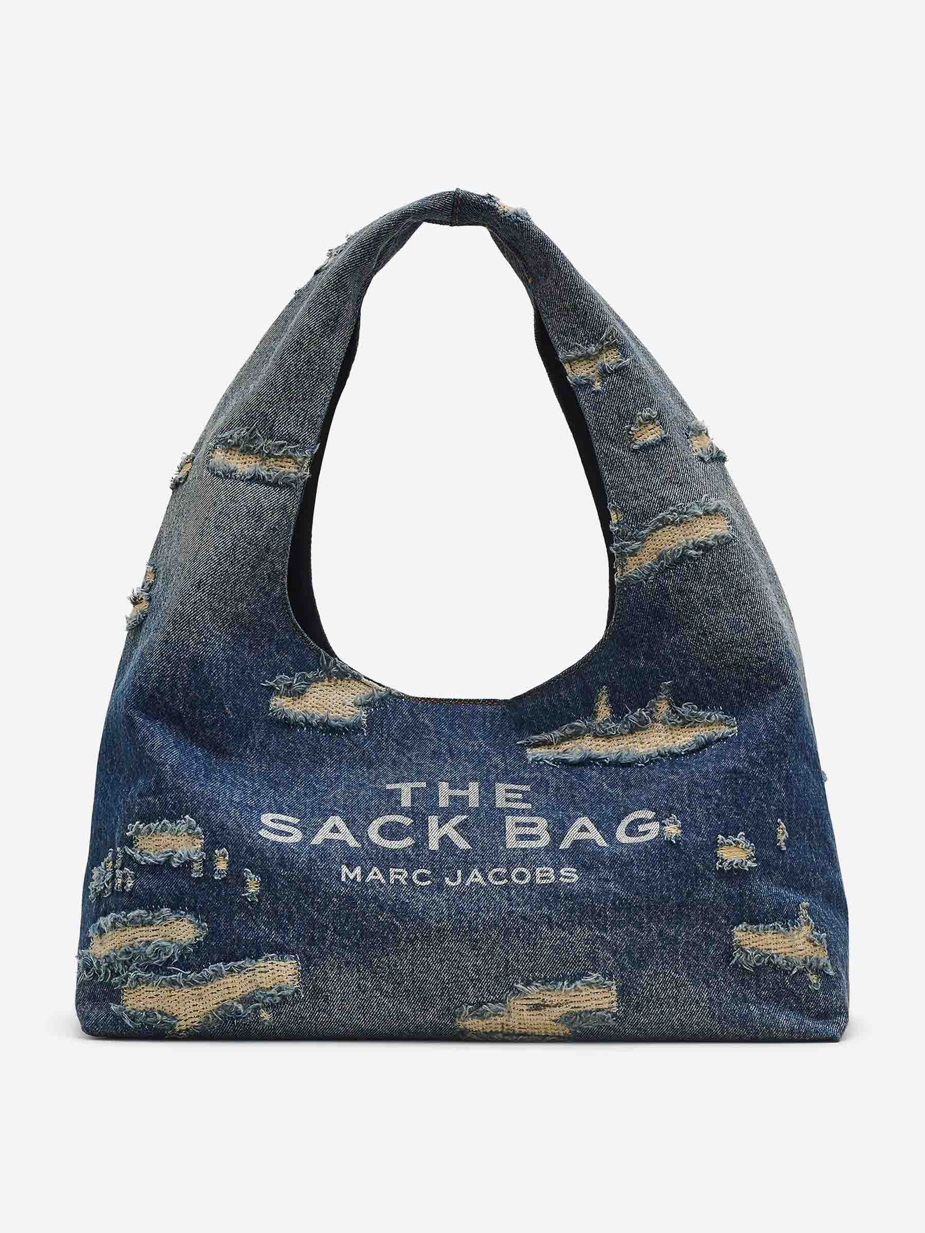 Оригінальна The Rip And Repair Denim Sack Bag Marc jacobs – боковий вид