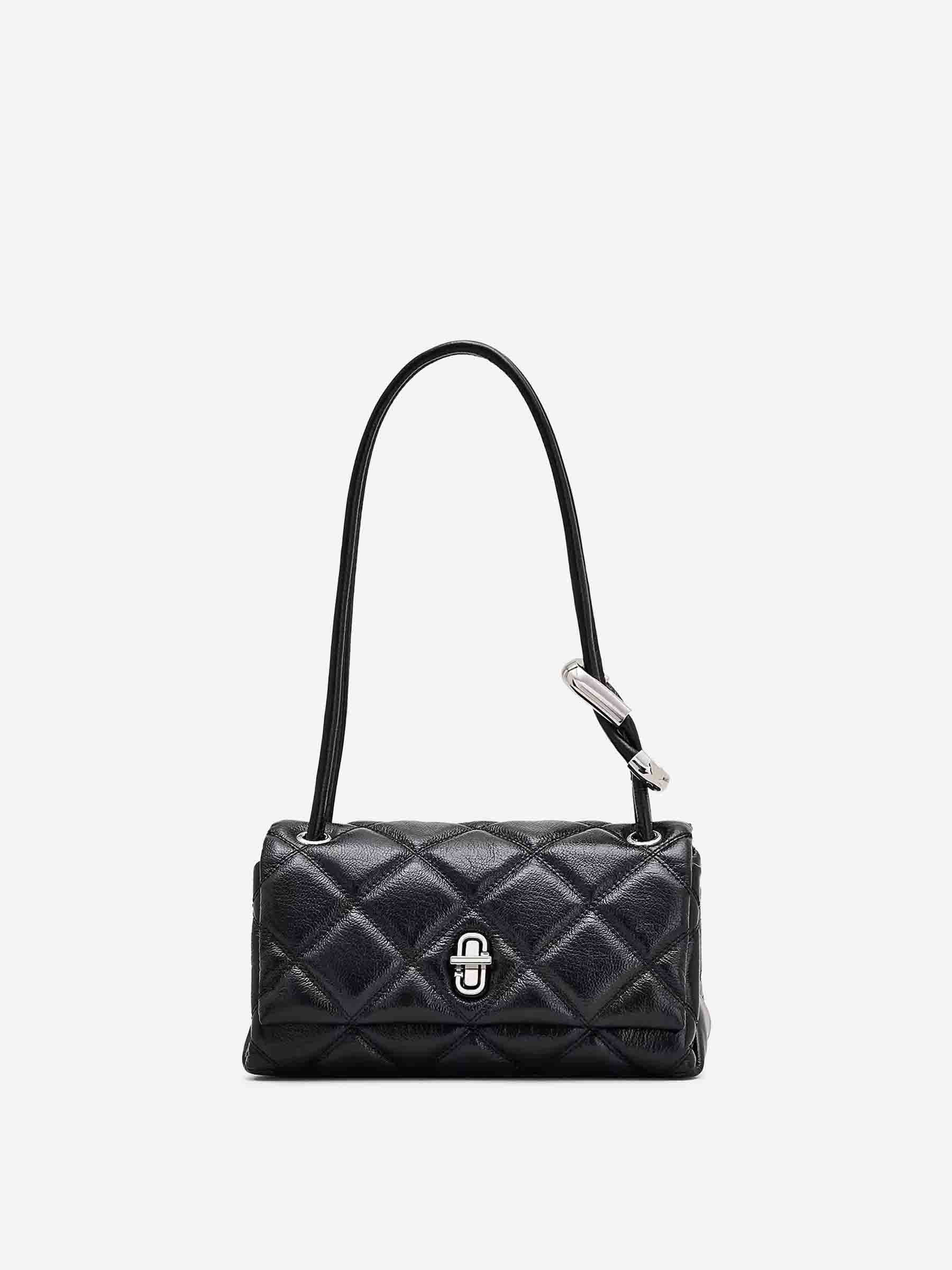 Shoulder Bag The Quilted Mini Dual Marc jacobs – Гарантія оригінальності – боковий вид
