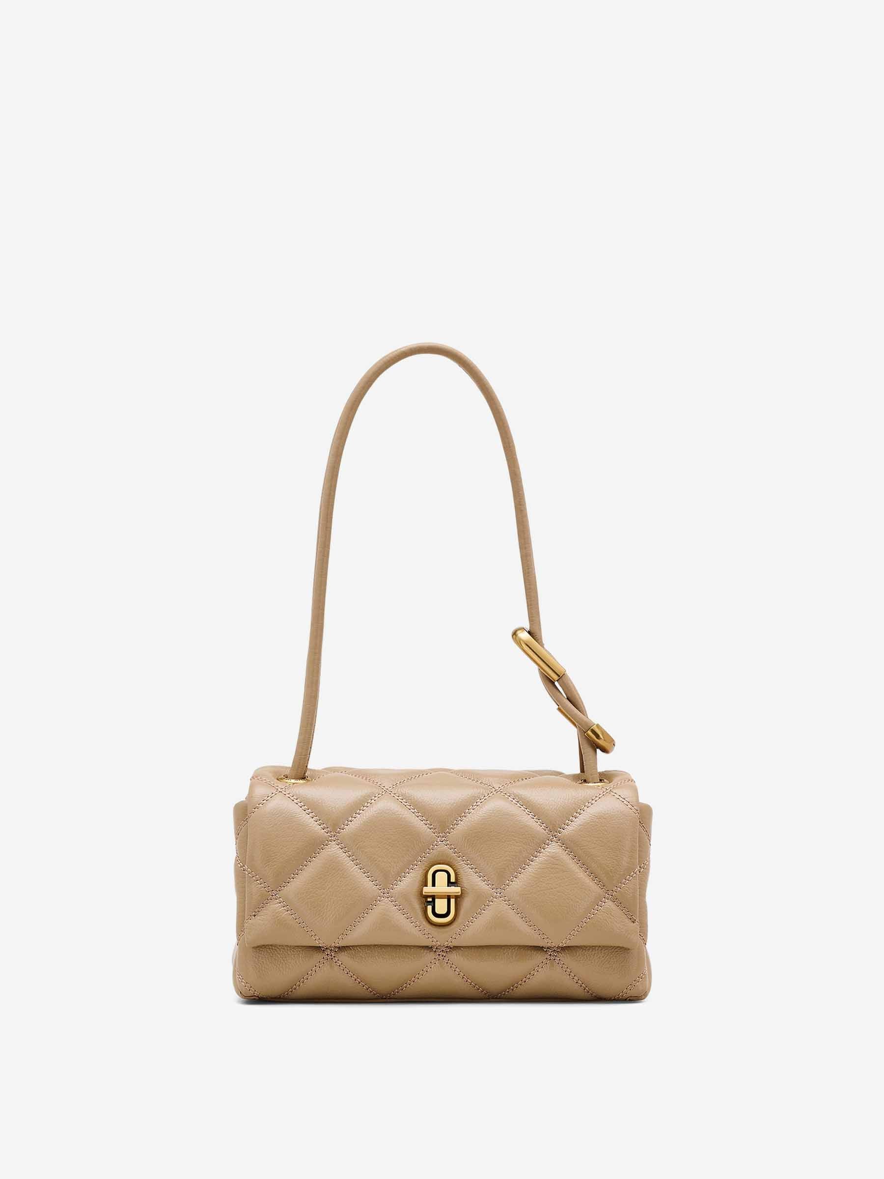 The Quilted Mini Dual Shoulder Bag Marc jacobs – Гарантія оригінальності – боковий вид