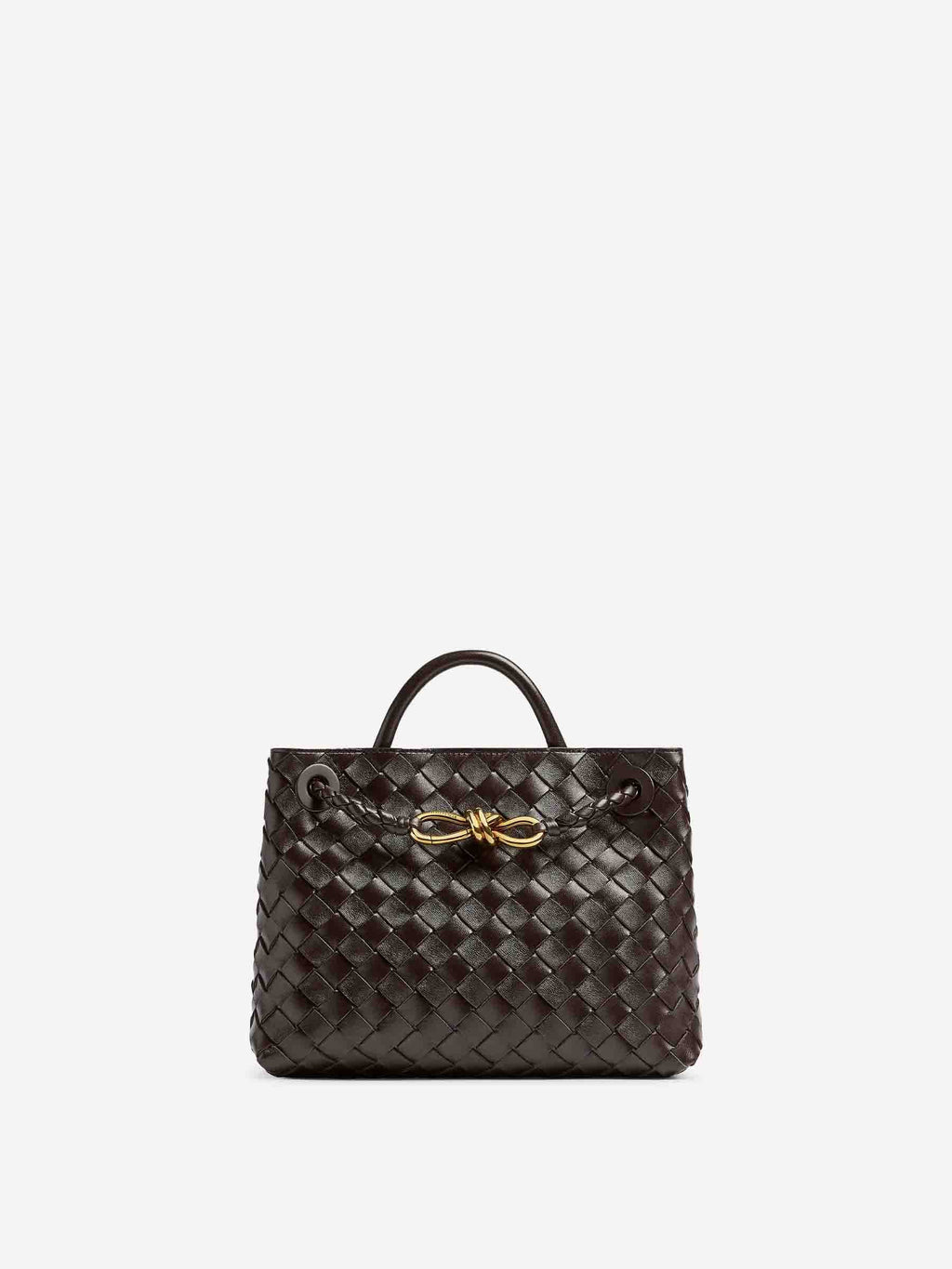 Small Andiamo Bag Bottega veneta – Гарантія оригінальності – боковий вид