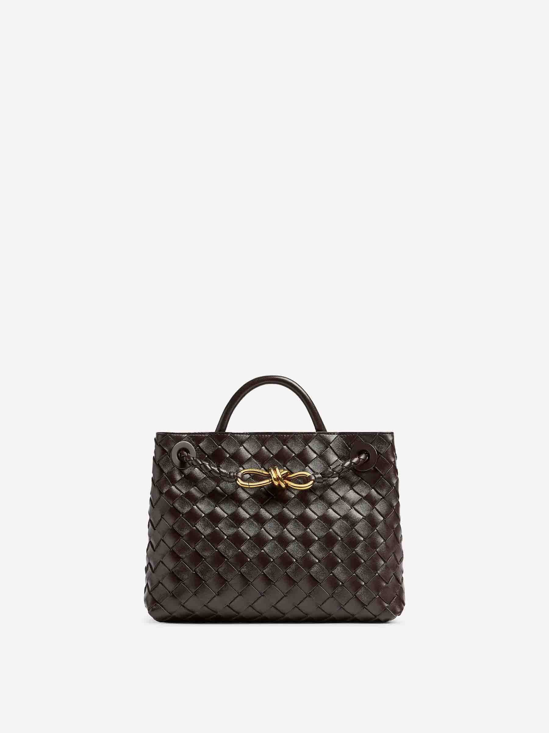 Small Andiamo Bag Bottega veneta – Гарантія оригінальності – боковий вид