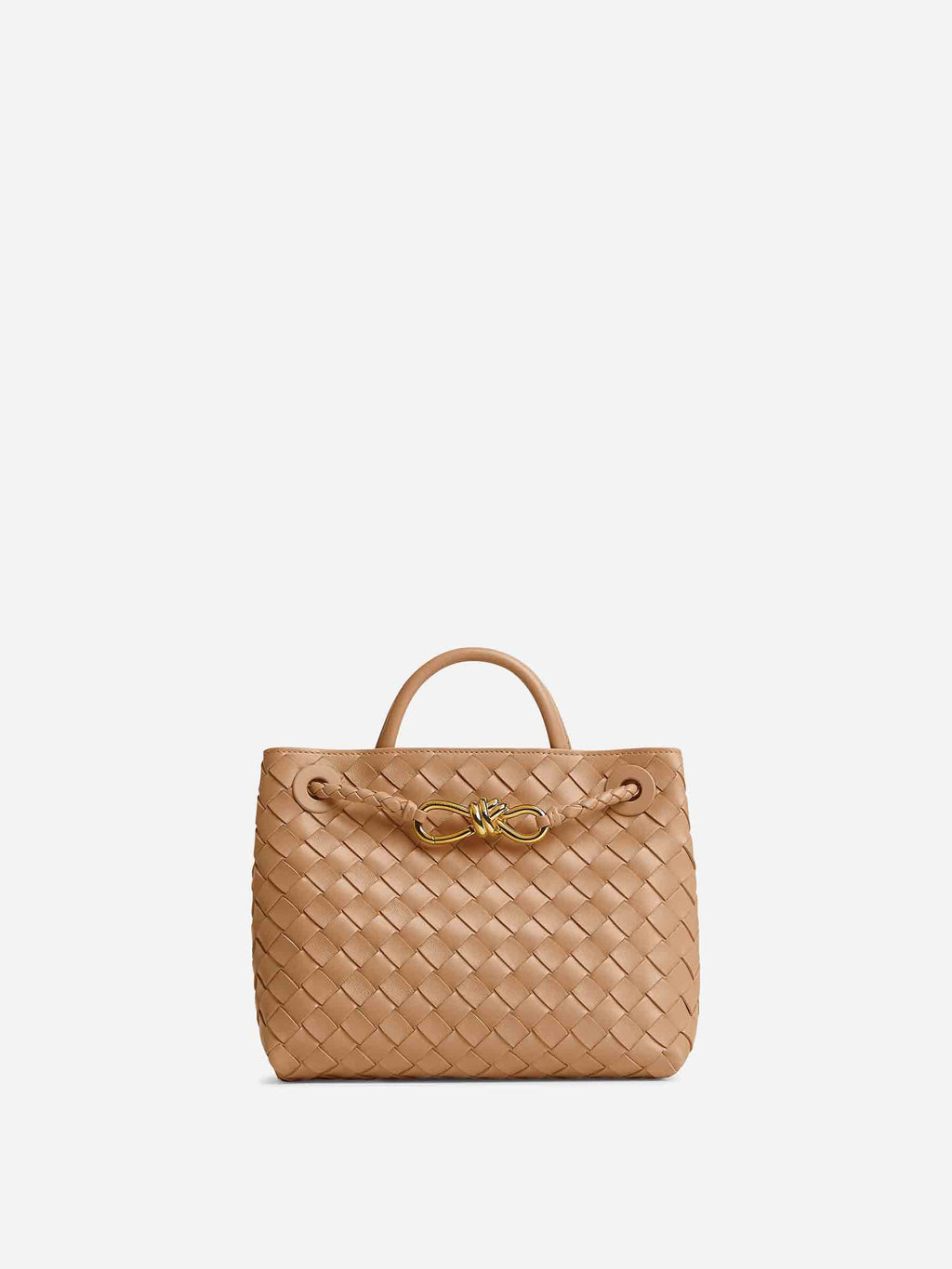 Small Andiamo Bag Bottega veneta – Гарантія оригінальності – боковий вид