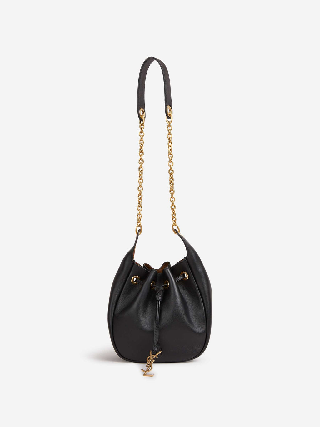 Supple Bucket Bag Saint laurent – Гарантія оригінальності – боковий вид
