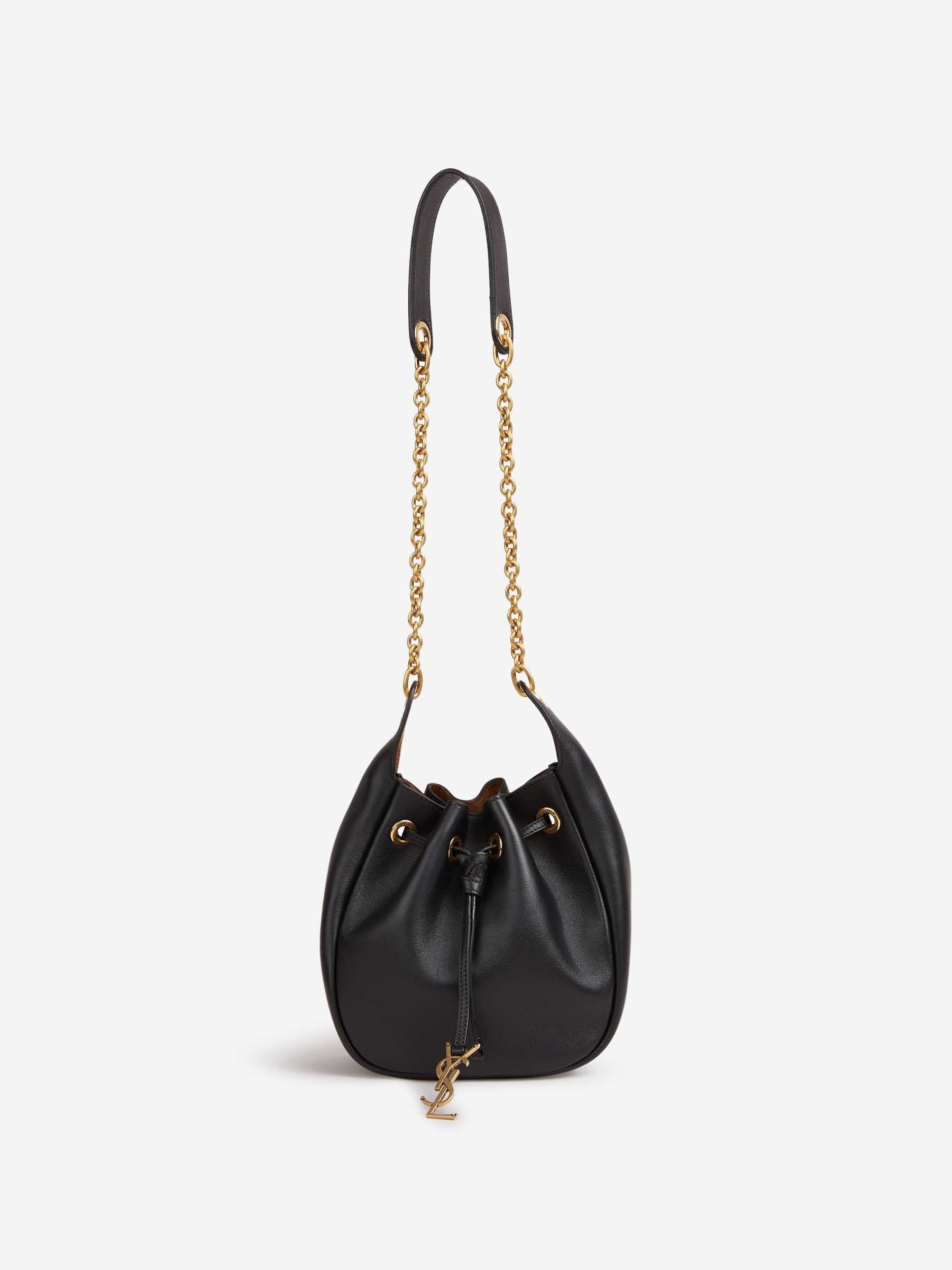 Supple Bucket Bag Saint laurent – Гарантія оригінальності – боковий вид
