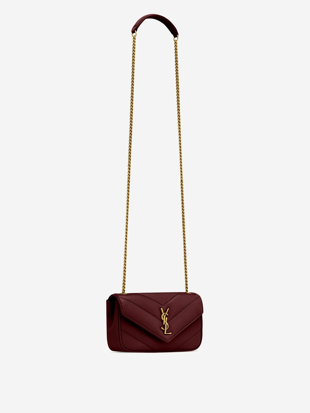 Loulou Matelassé Bag Saint laurent оригінал – Купити в Україні – вид ззаду