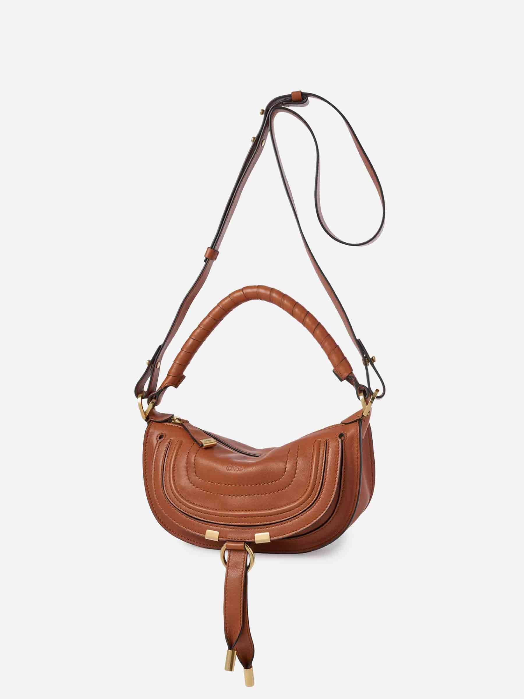 Marcie Leather Bag Chloe оригінал – Купити в Україні – вид ззаду