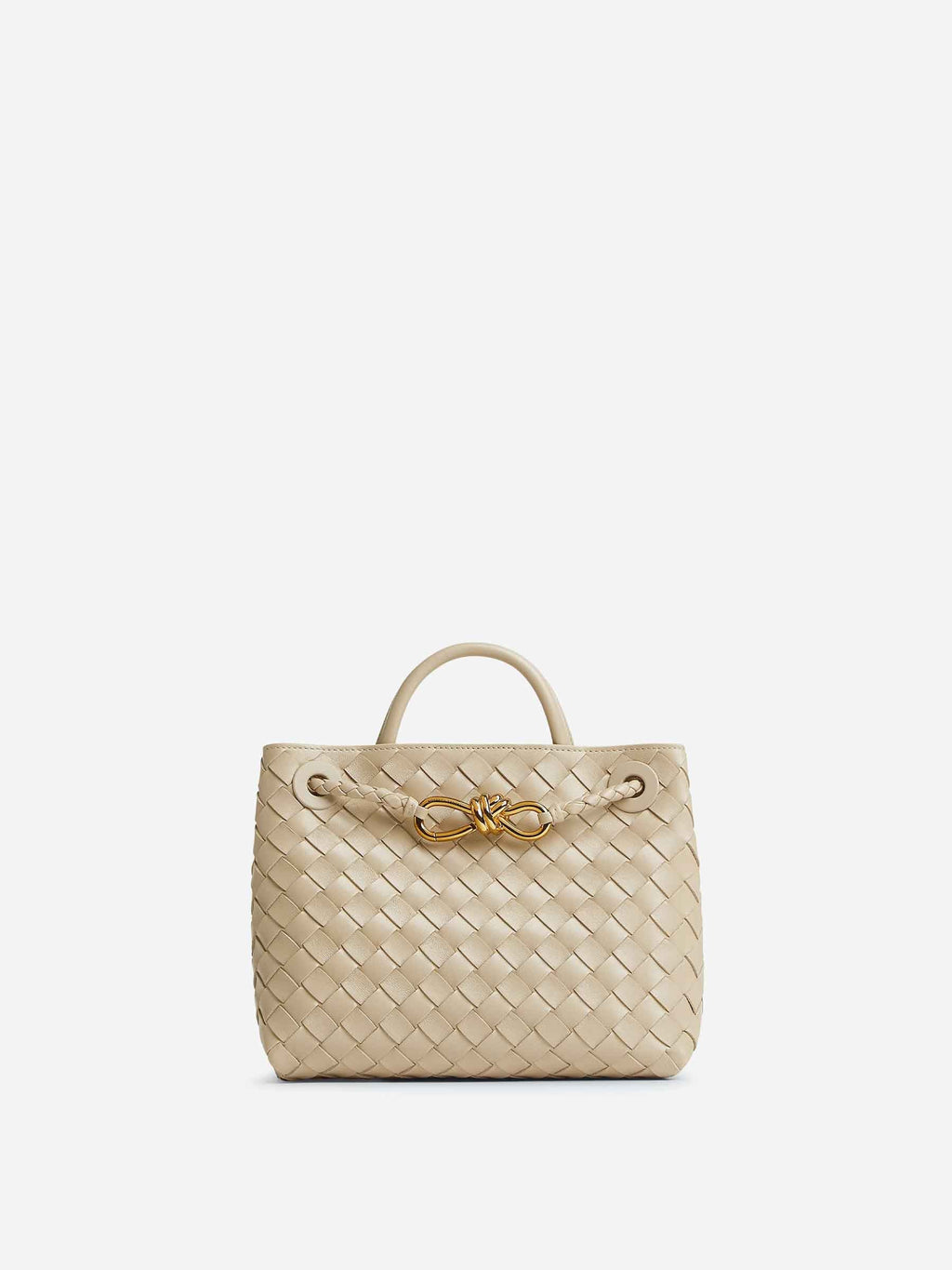 Small Andiamo Bag Bottega veneta – Гарантія оригінальності – боковий вид