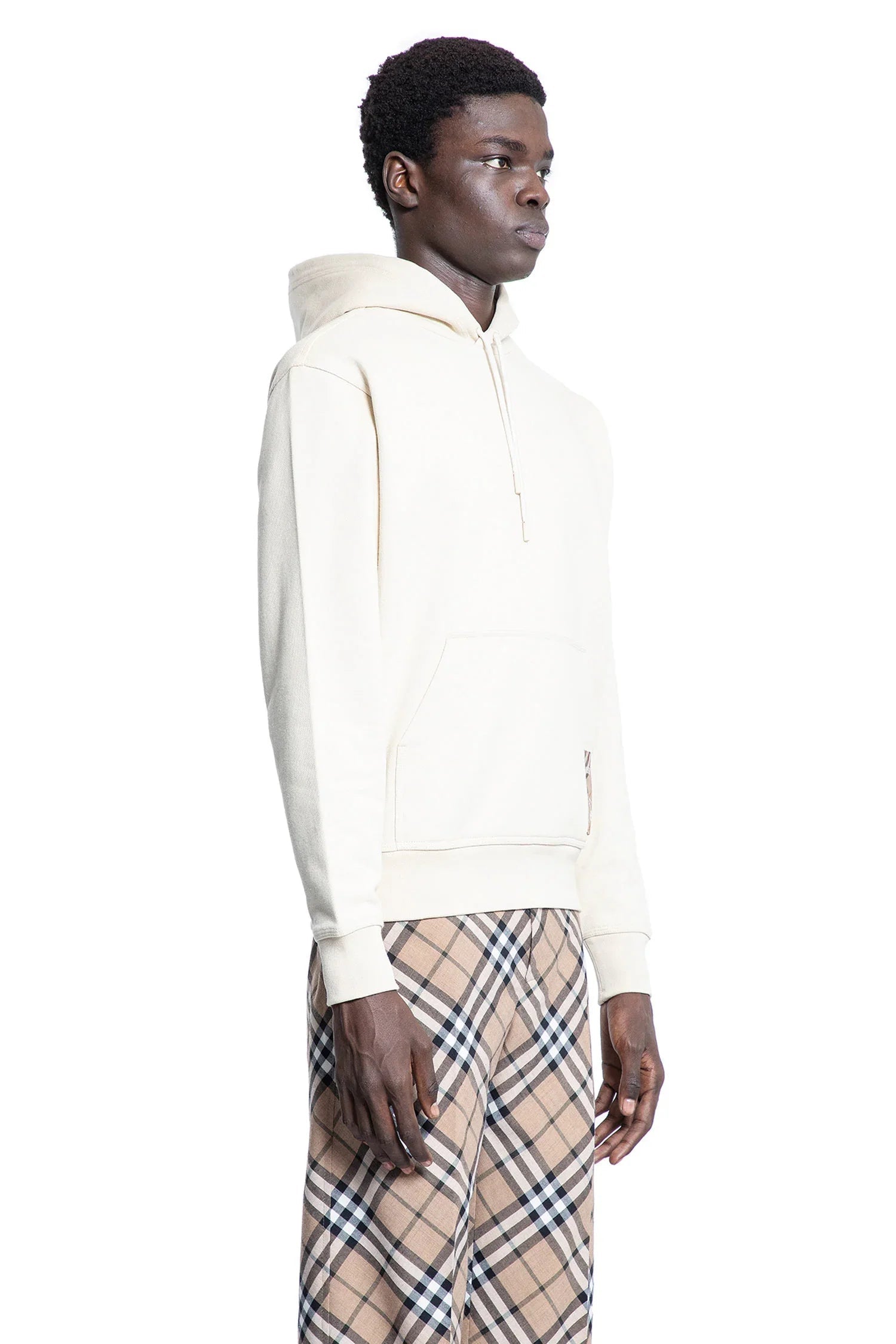 Controlla Felpa con Cappuccio in Cotone - BURBERRY