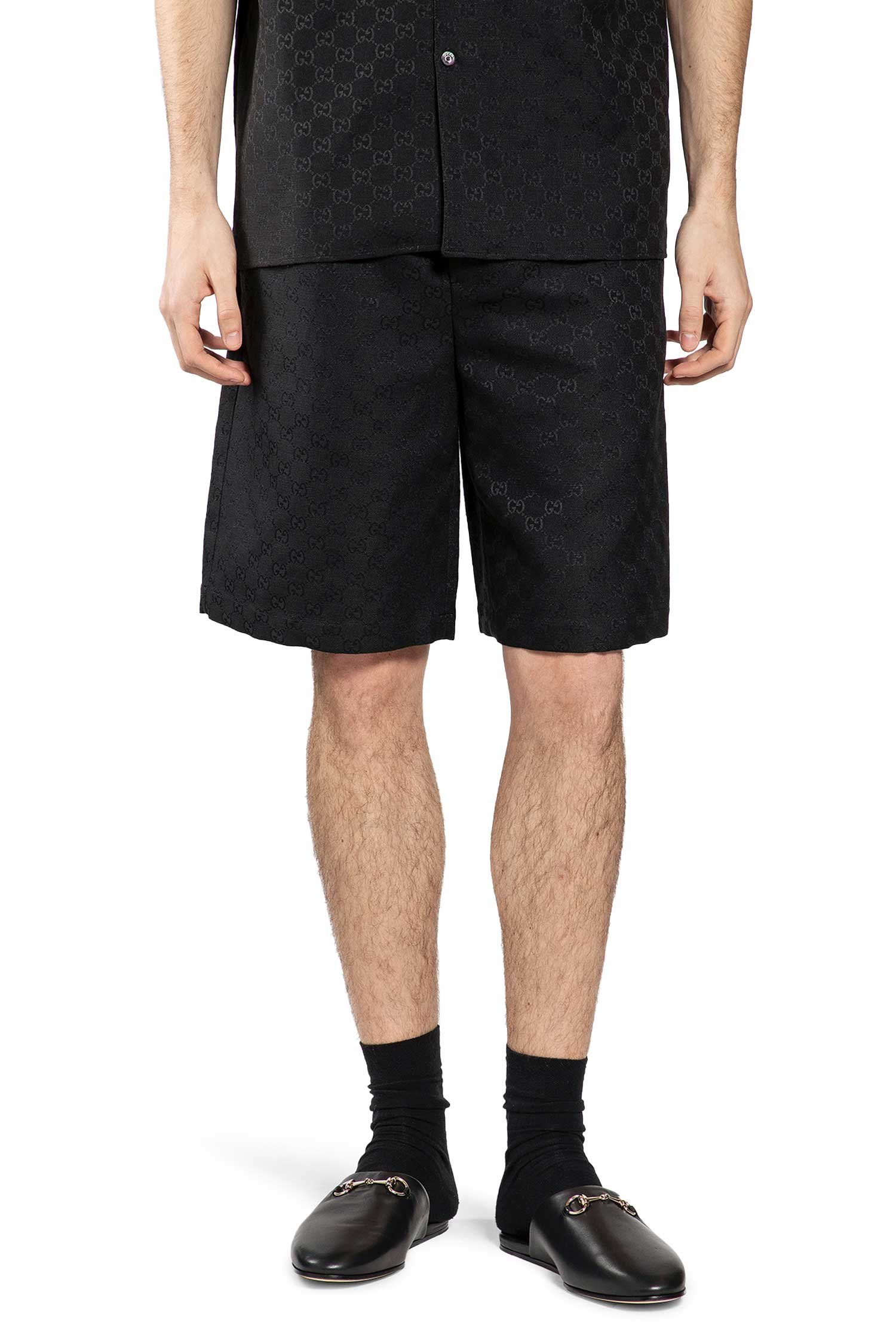Оригінальна Gg Canvas Shorts Gucci – боковий вид