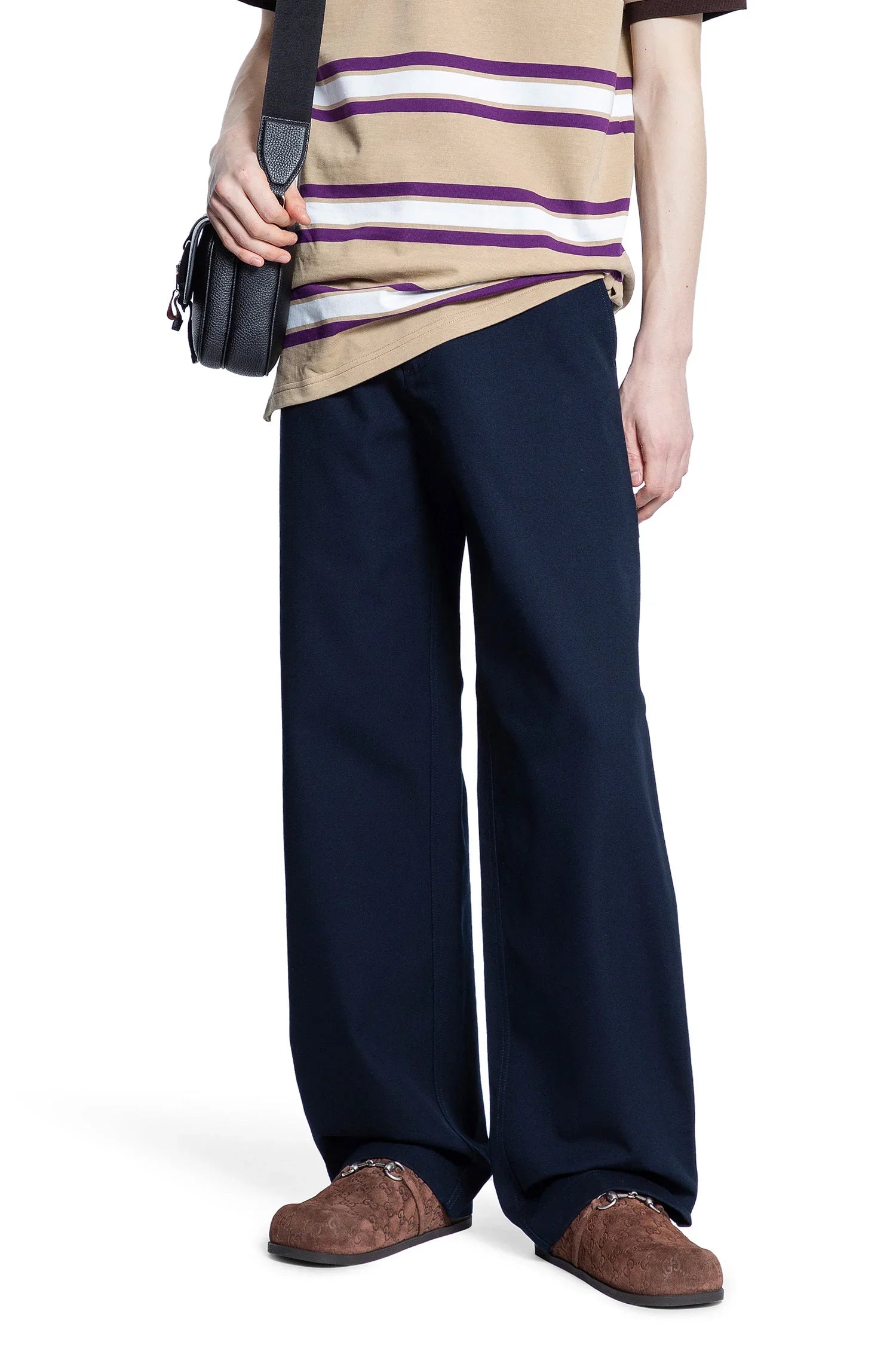 Оригінальна Heavy Cotton Canvas Workwear Trousers Gucci – боковий вид