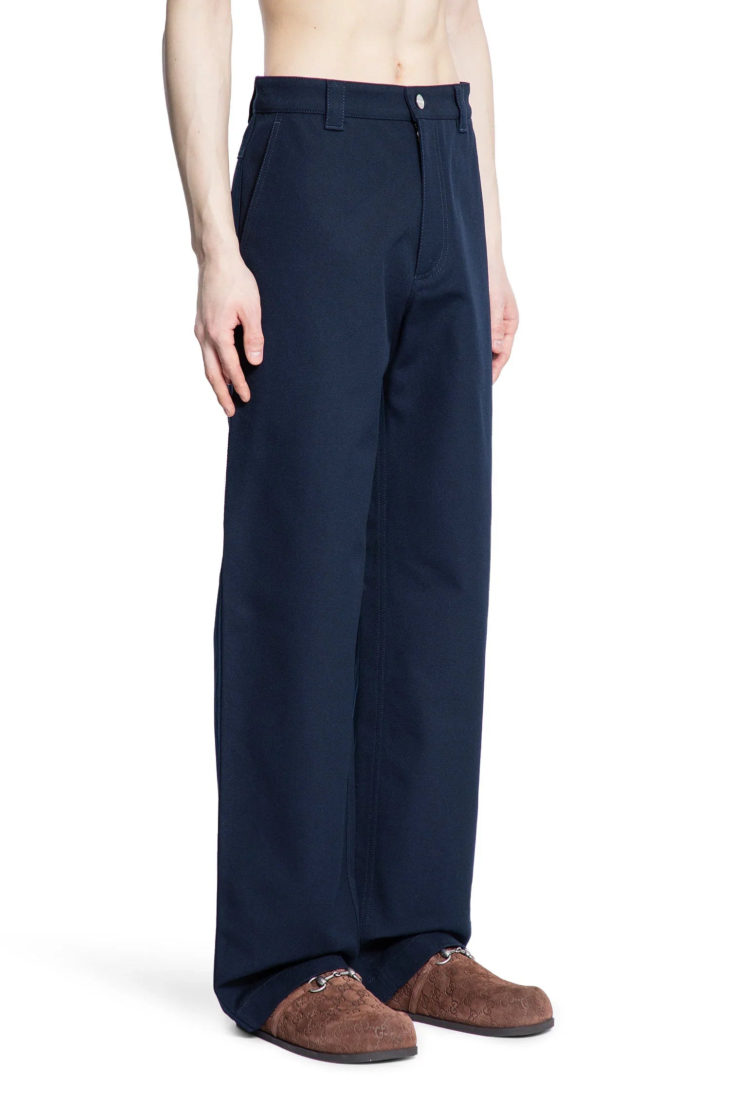 Оригінальна Heavy Cotton Canvas Workwear Trousers Gucci – детальний вид