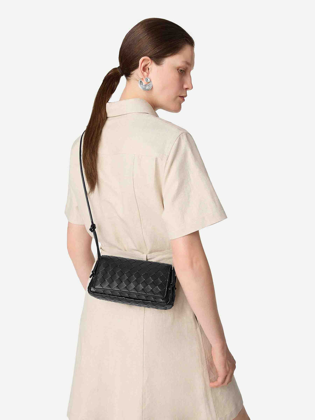 Notturno Mini Bag Bottega veneta – Гарантія оригінальності – вид ззаду