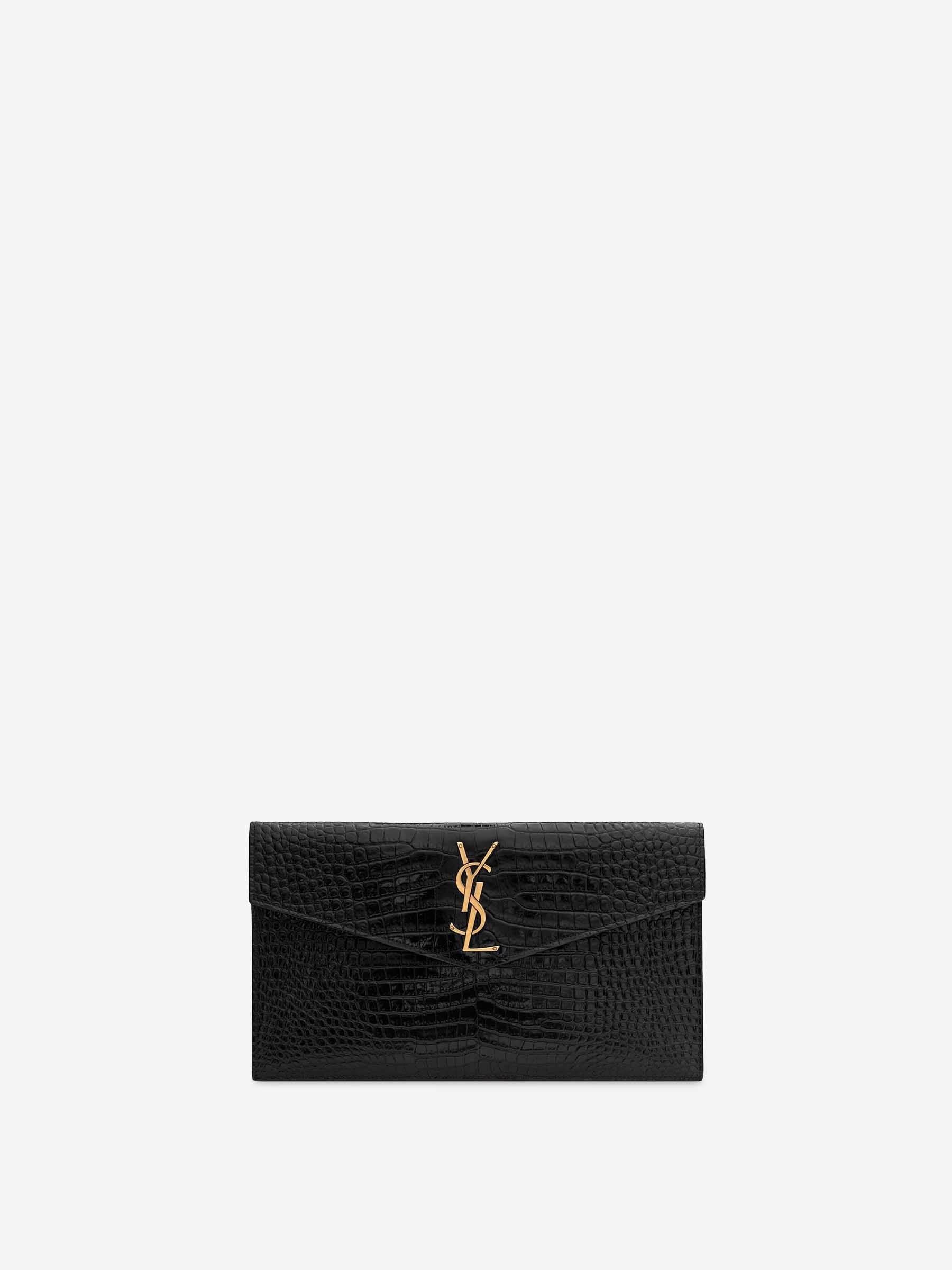 Uptown Pochette Bag Saint laurent – Гарантія оригінальності – боковий вид
