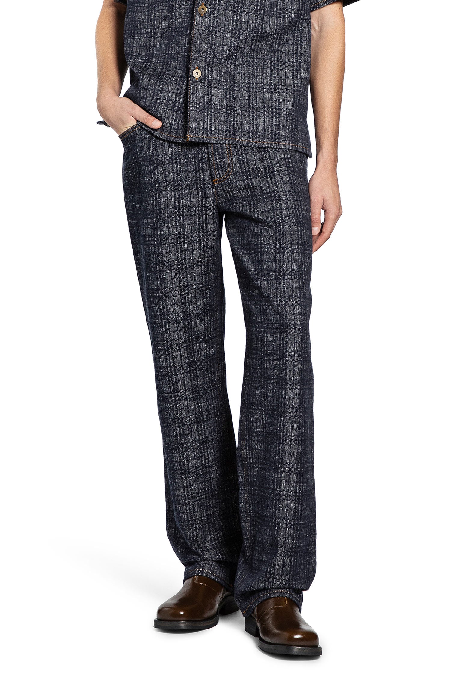 Denim Cotton Jeans Burberry – Гарантія оригінальності – боковий вид