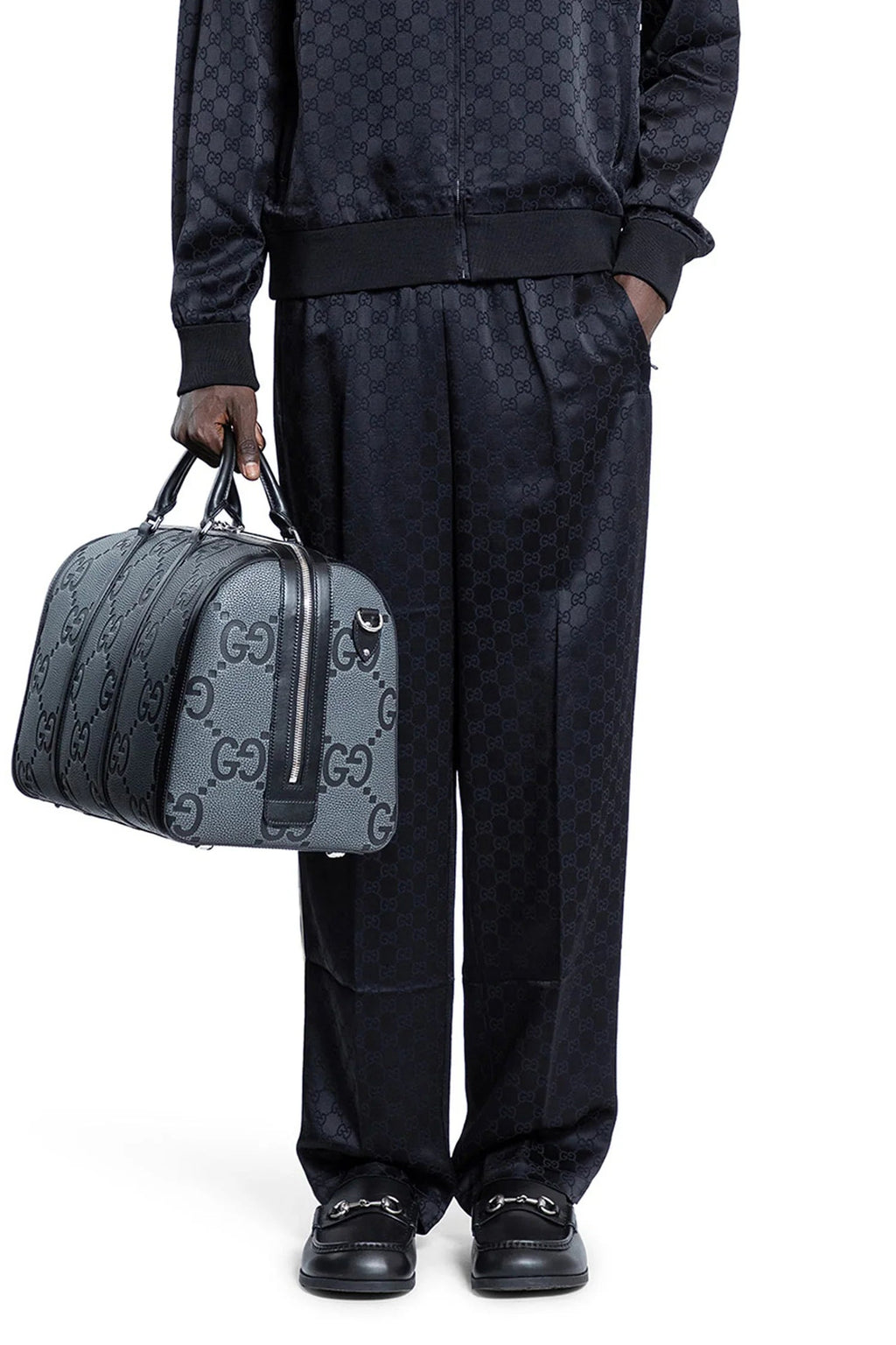 Gg Satin Jogging Pants Gucci оригінал – Купити в Україні – боковий вид