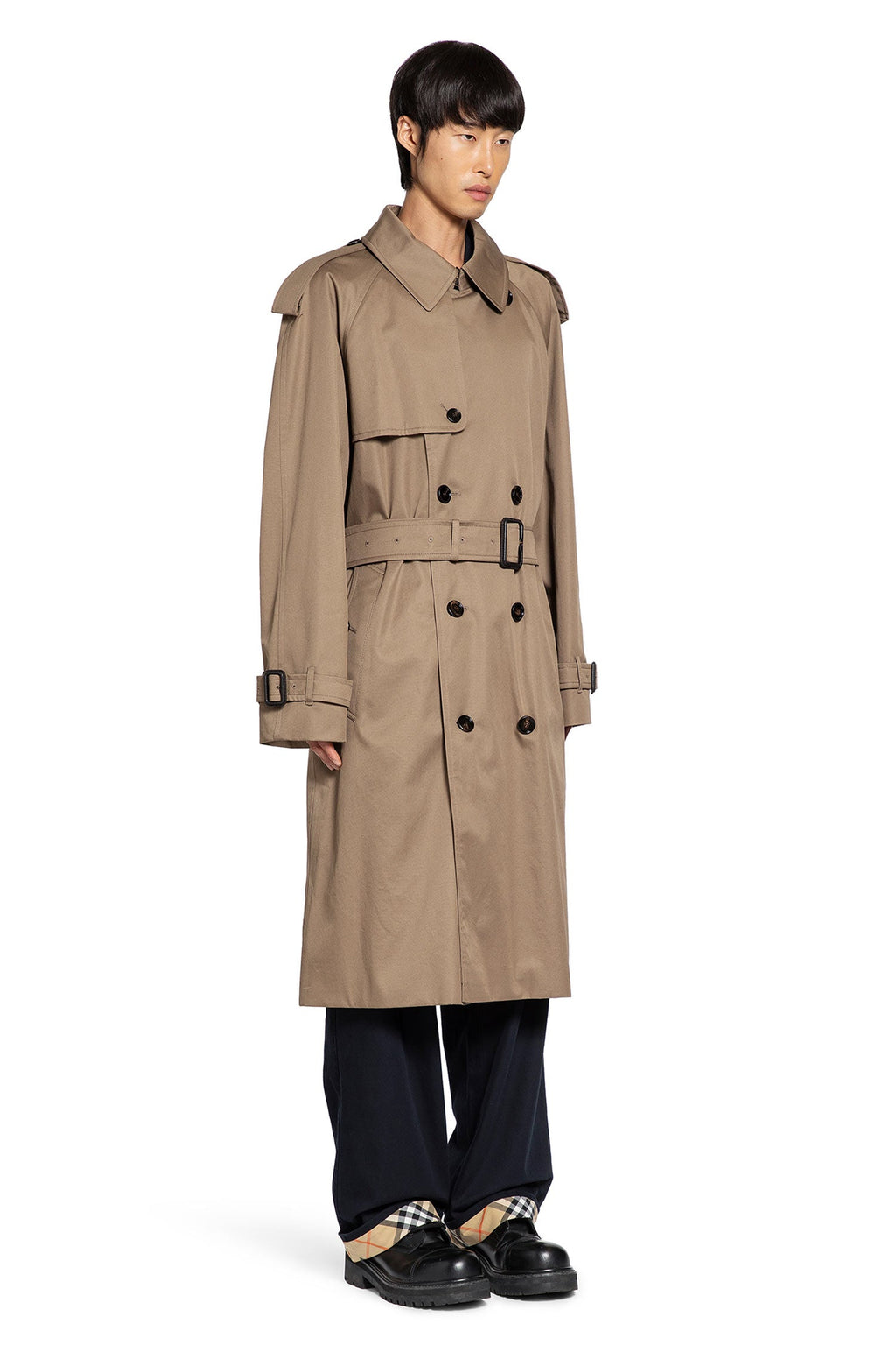 Long Gabardine Trench Coat Burberry оригінал – Купити в Україні – детальний вид