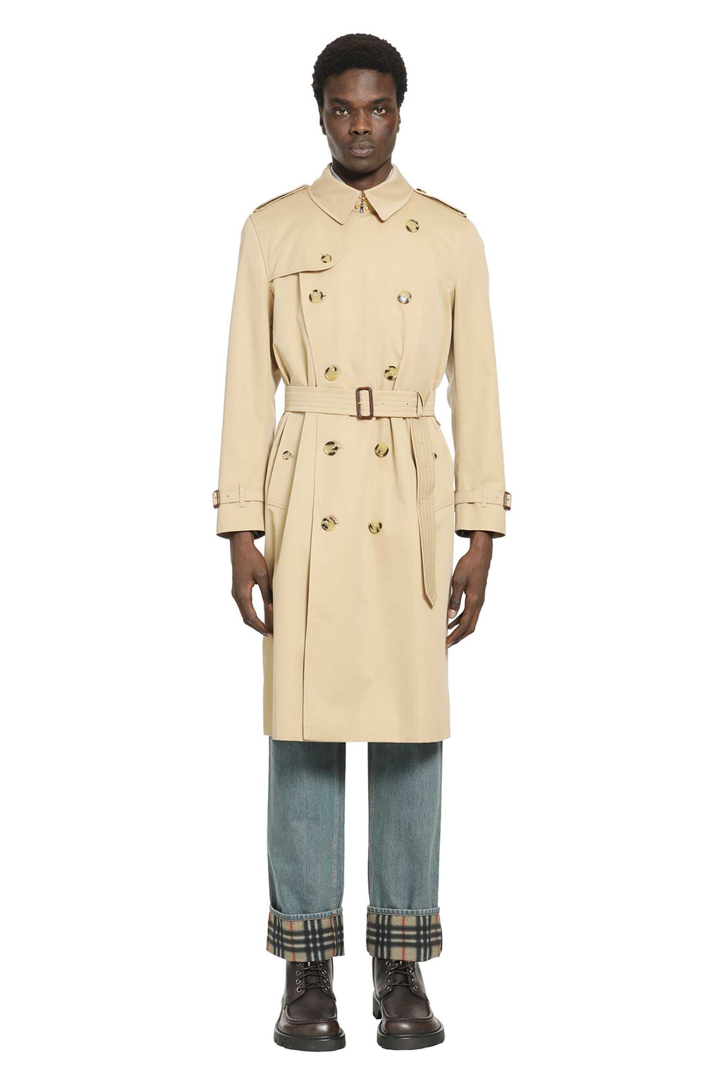 Long Kensington Heritage Trench Coat Burberry оригінал – Купити в Україні – вид ззаду