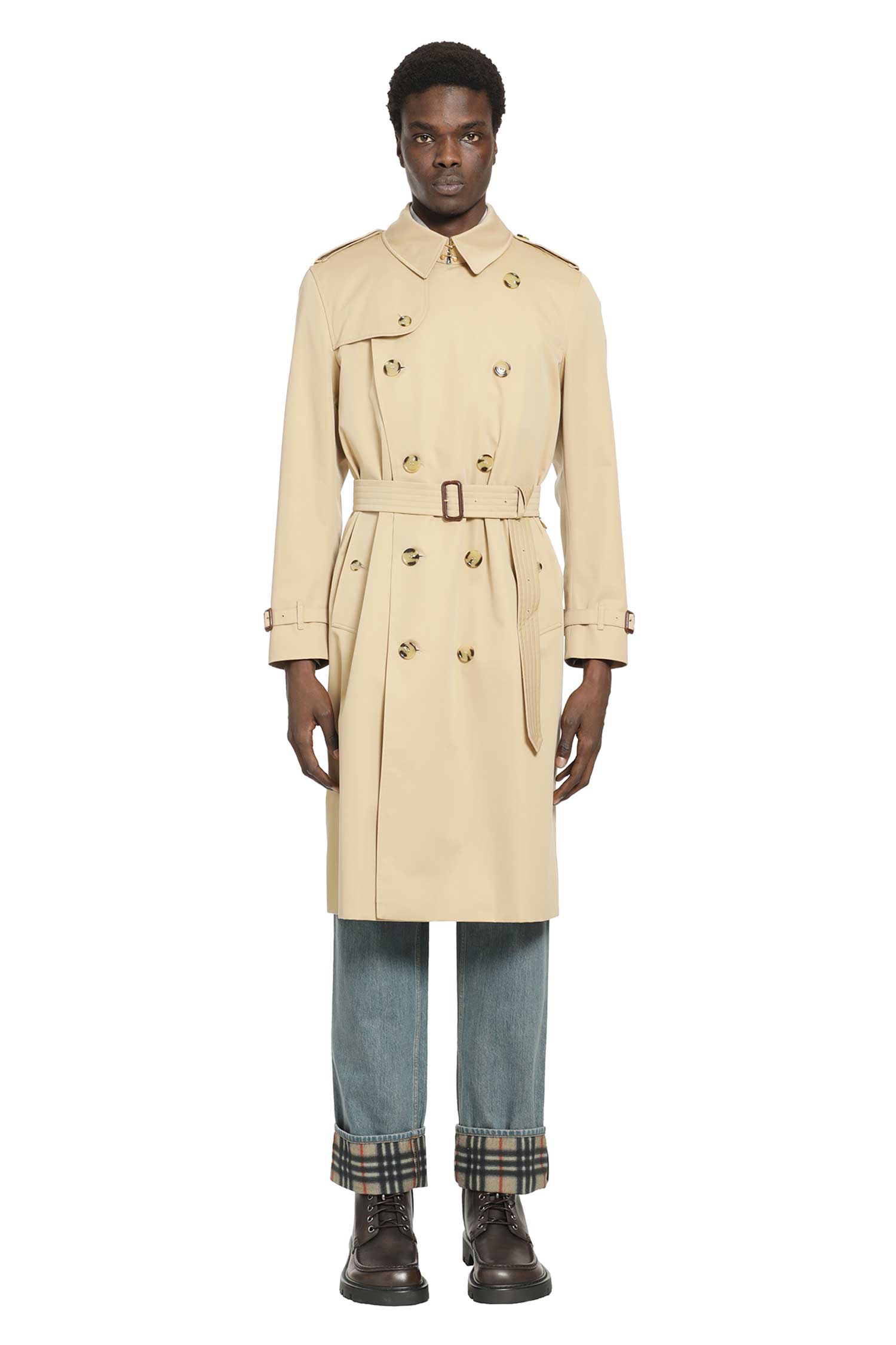 Long Kensington Heritage Trench Coat Burberry оригінал – Купити в Україні – вид ззаду